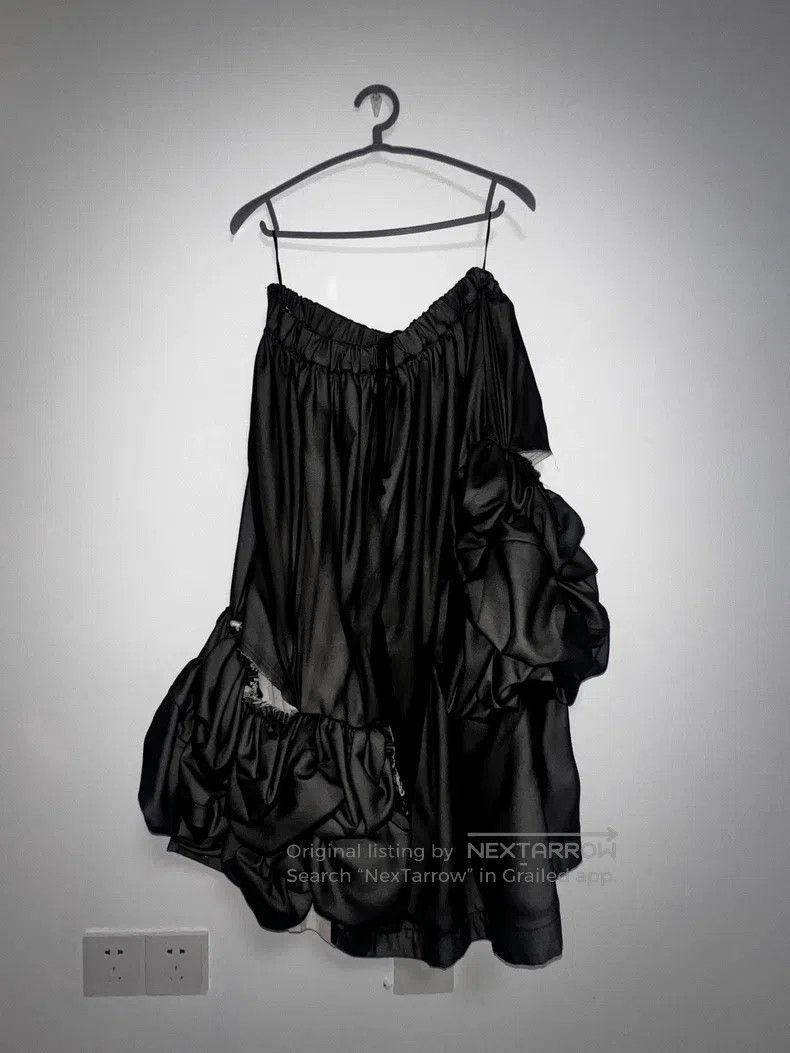 Comme des Garcons Comme Des Garcons size M Black tulle torn three-dimensiona Size 23" - 2 Thumbnail