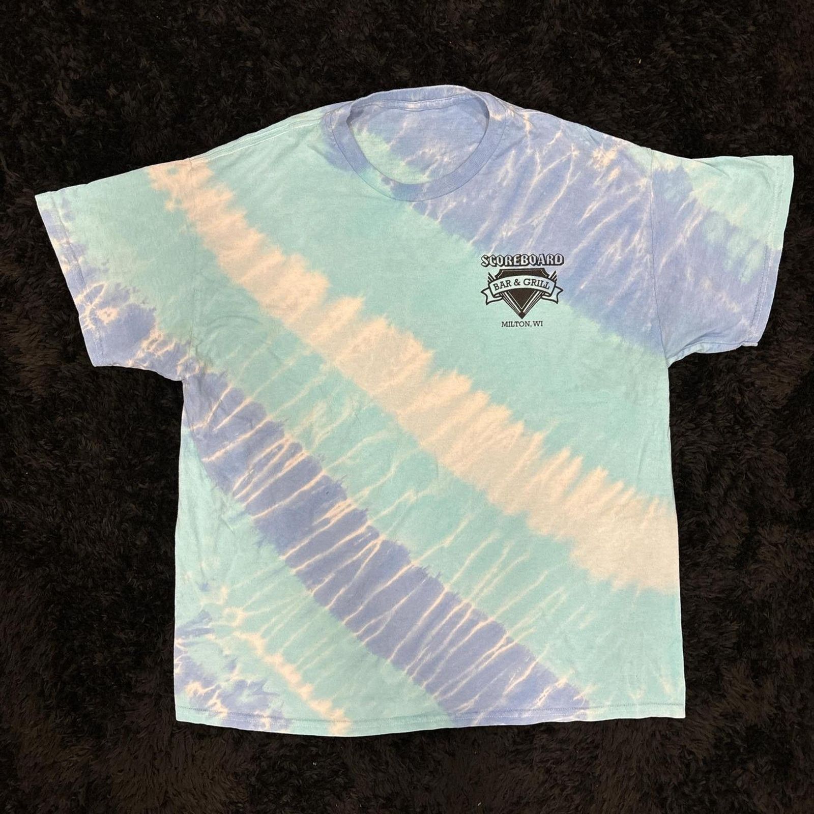 Other Multi blue tie dye bar tshirt Size US L / EU 52-54 / 3 - 1 Thumbnail