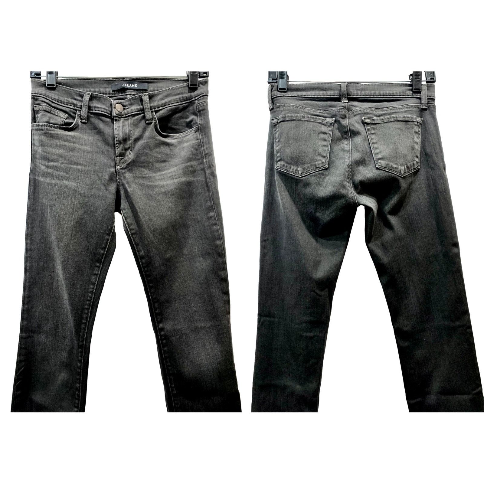 J Brand J Brand Skinny Leg Ankle Jeans DARE Dark Gray 26 Size 26" / US 2 / IT 38 - 4 Thumbnail