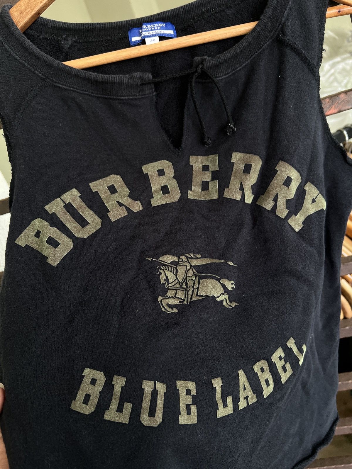 Burberry vintage burberry blue label big logo tank top Size XS / US 0-2 / IT 36-38 - 9 Thumbnail
