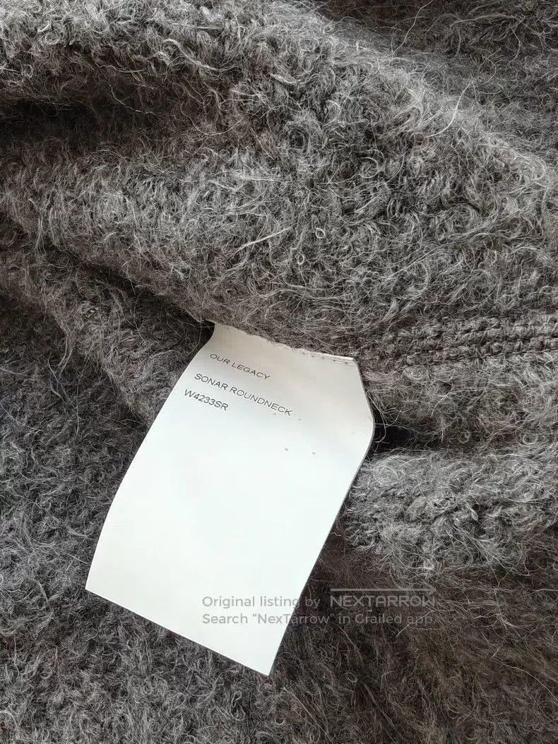 Our Legacy Our Legacy Solid Color Chunky Knit Round Neck Pullover Swe Size XS / US 0-2 / IT 36-38 - 7 Thumbnail