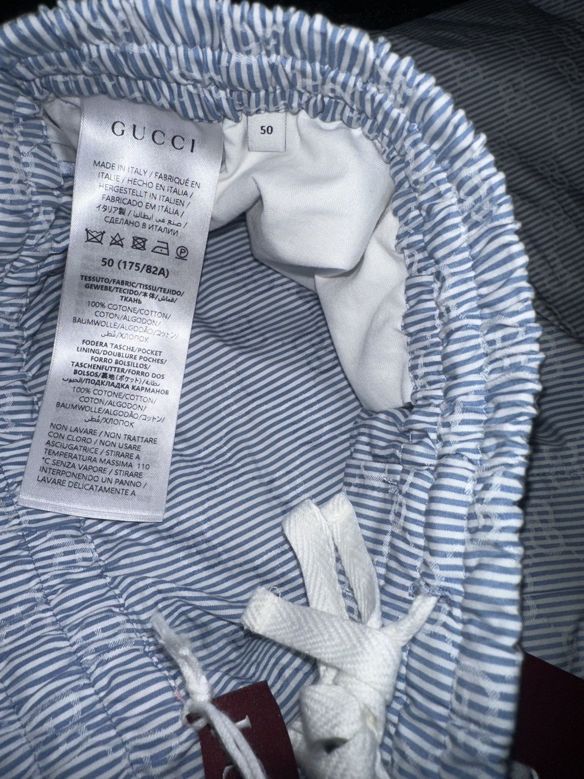 Gucci Gucci Striped cotton shorts Size US 34 / EU 50 - 8 Thumbnail