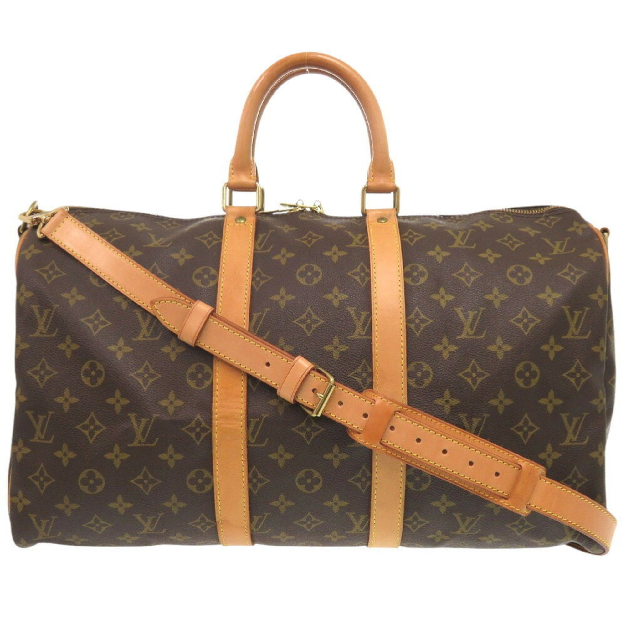 Louis Vuitton Louis Vuitton Keepall Bandouliere 45 Monogram M41418 Boston Bag 1202 LOUIS VUITTON Size ONE SIZE - 1 Thumbnail