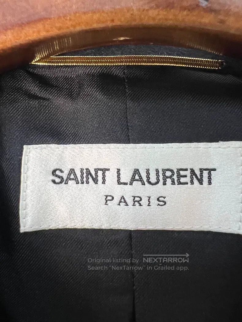Saint Laurent Paris Saint Laurent Paris Black Embroidered Jacket Size XS / US 0-2 / IT 36-38 - 4 Thumbnail