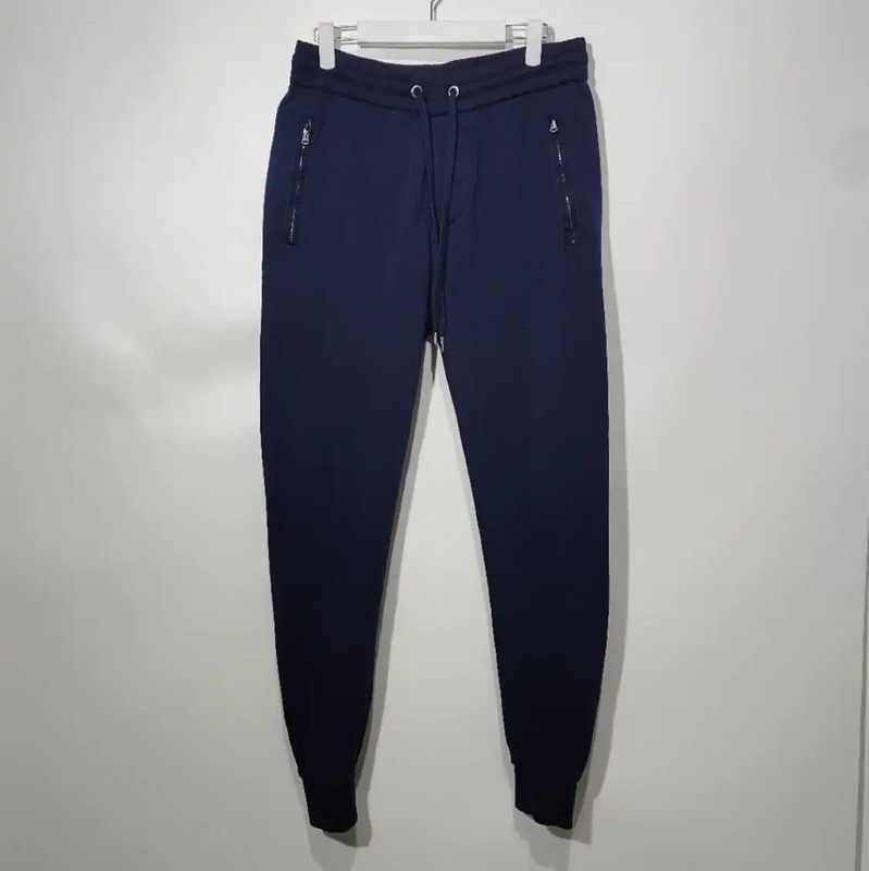 Burberry Burberry Casual Cotton Pants in Navy Blue Size 23" - 1 Thumbnail