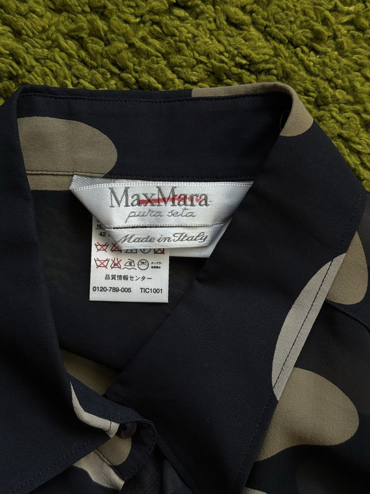 Max Mara Max Mara 100% silk polka dot blouse shirt Size XL / US 12-14 / IT 48-50 - 5 Thumbnail