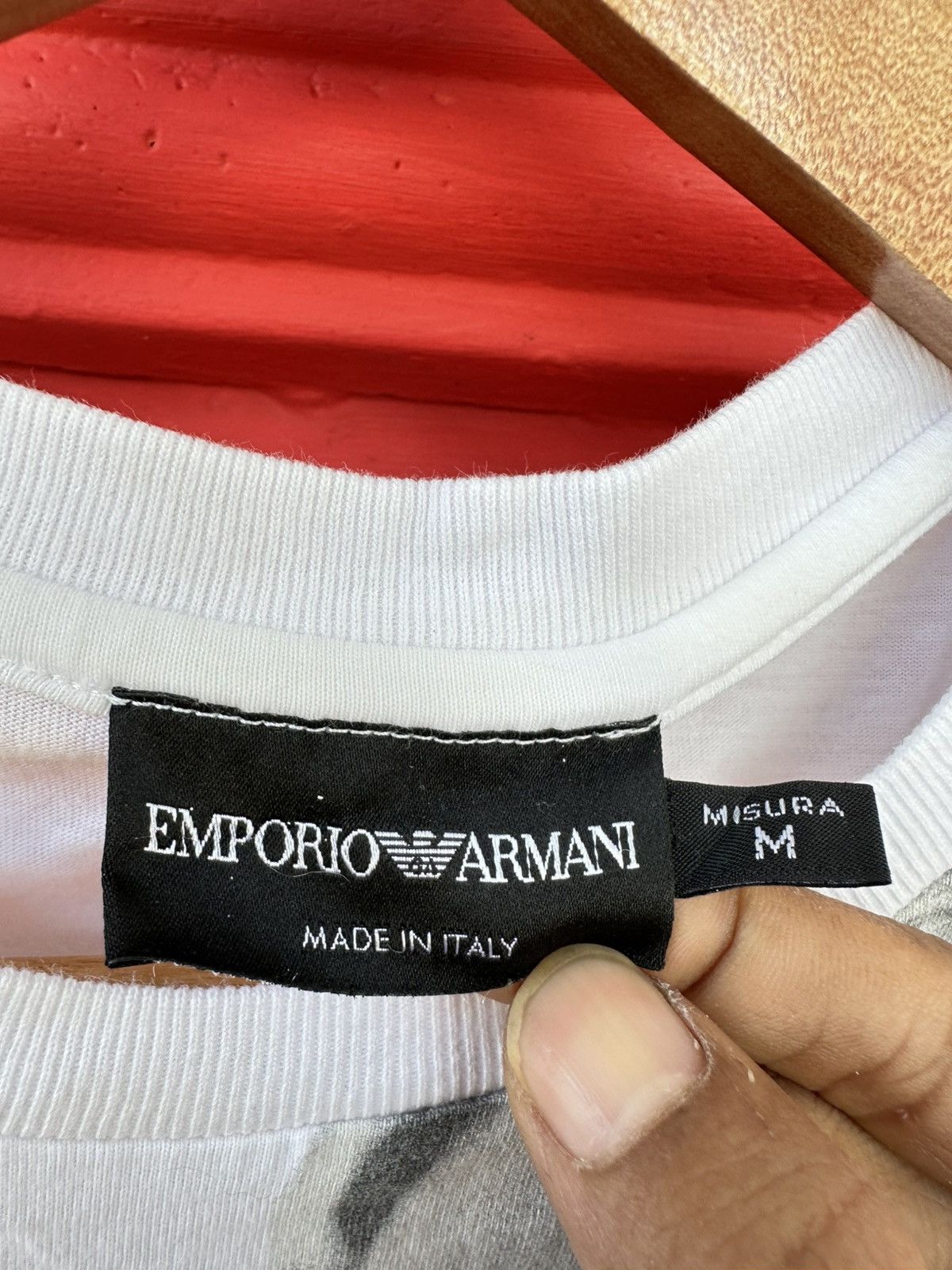 Emporio Armani Rare Vintage Emporio Armani Tee Size US M / EU 48-50 / 2 - 3 Thumbnail