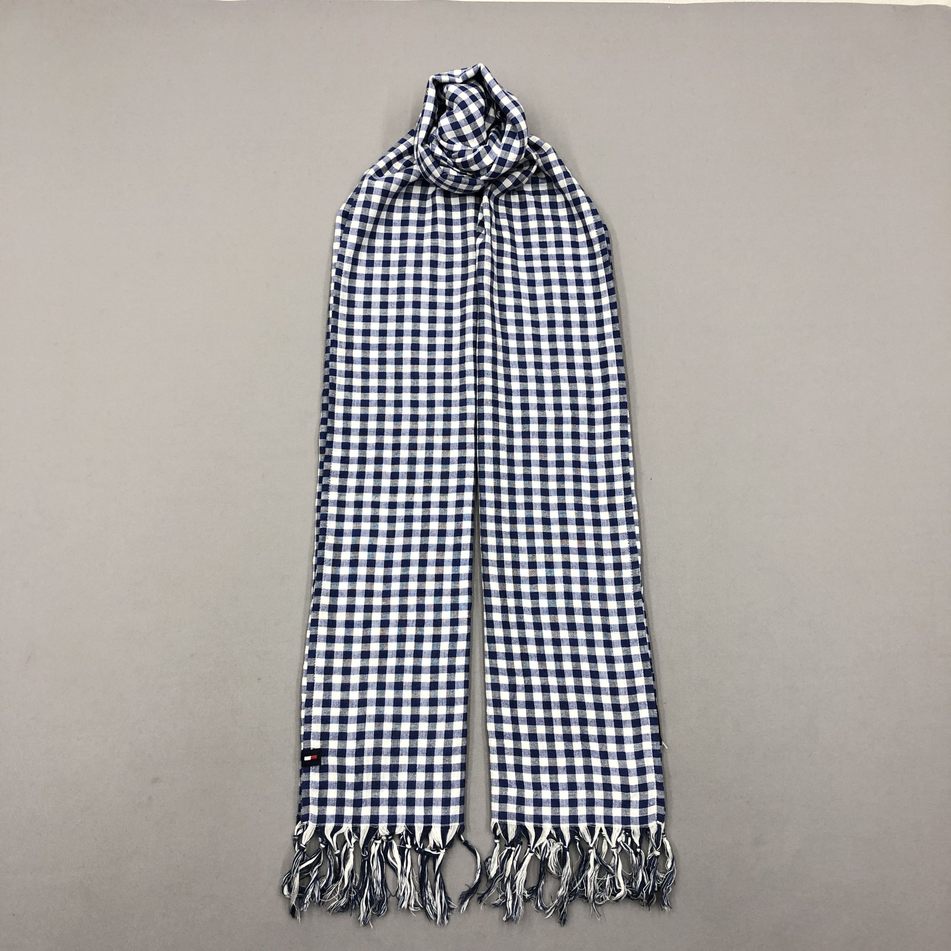 Tommy Hilfiger Vintage Tommy Hilfiger Scarf Muffler Wool Cashmere Scarves Size ONE SIZE - 1 Thumbnail