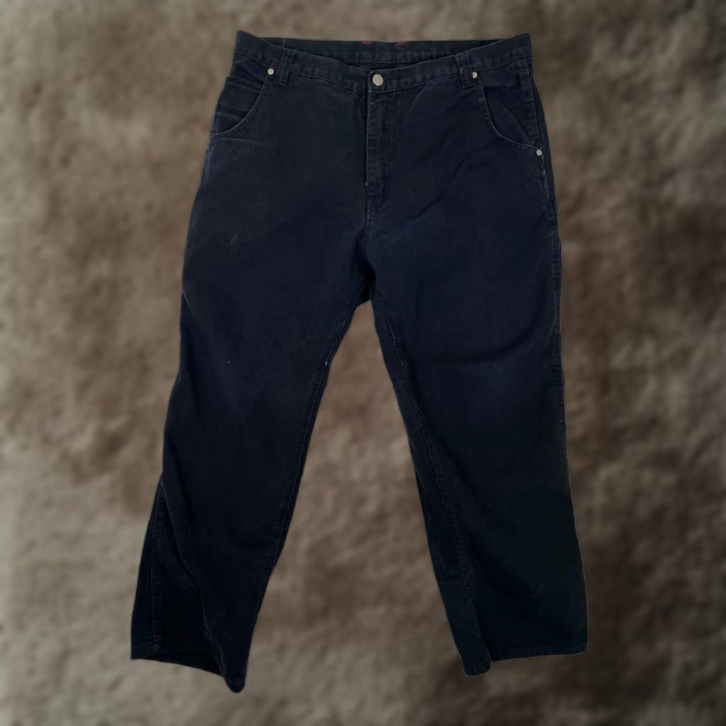 Vintage Craftsman Jeans Mens 40x30 Black Relaxed Straight Utility Work Rope Pockets Logo Vintage: No Size US 40 / EU 56 - 1 Thumbnail