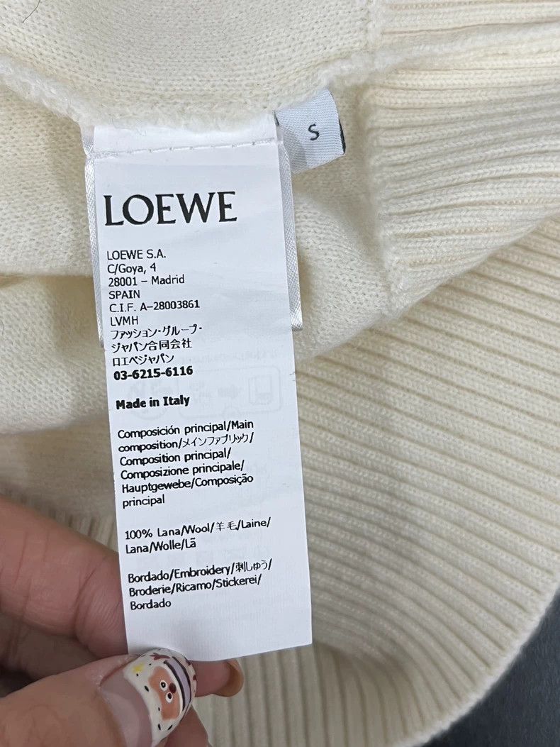 Loewe LOEWE White letter candle print T-shirt short sleeves Size S / US 4 / IT 40 - 5 Thumbnail