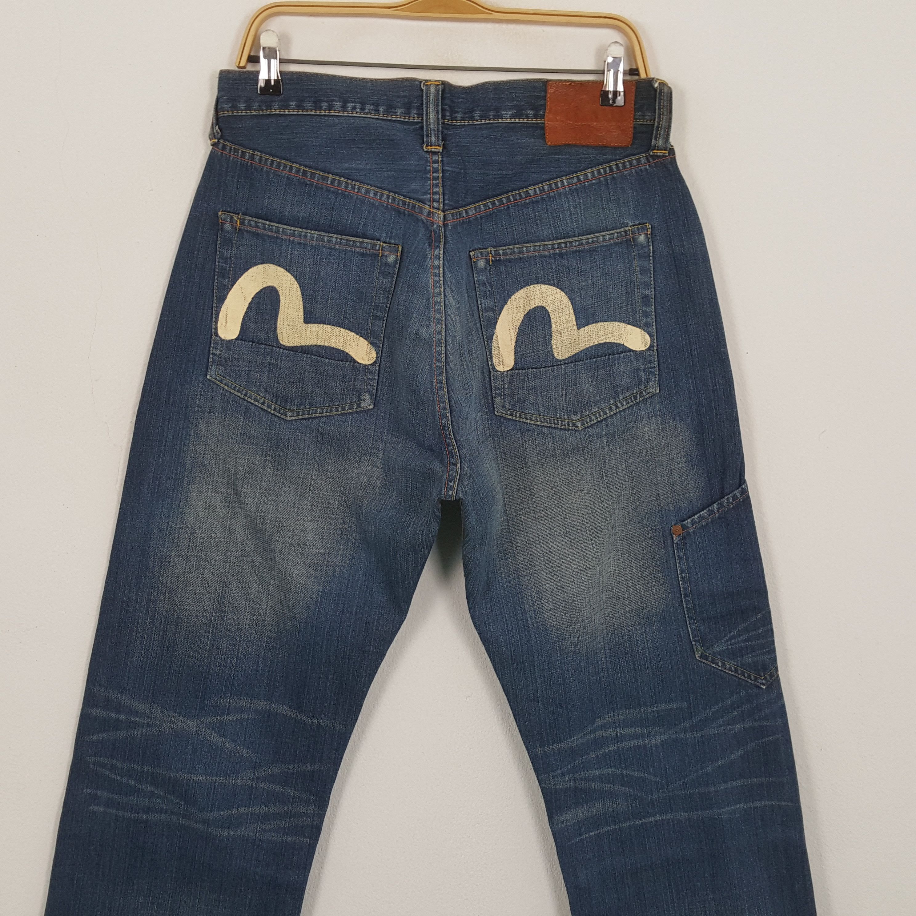 Evisu × Japanese Brand × Vintage Vintage EVISU Japanese Brand Daicock Custom Style Jeans Size US 31 - 5 Thumbnail