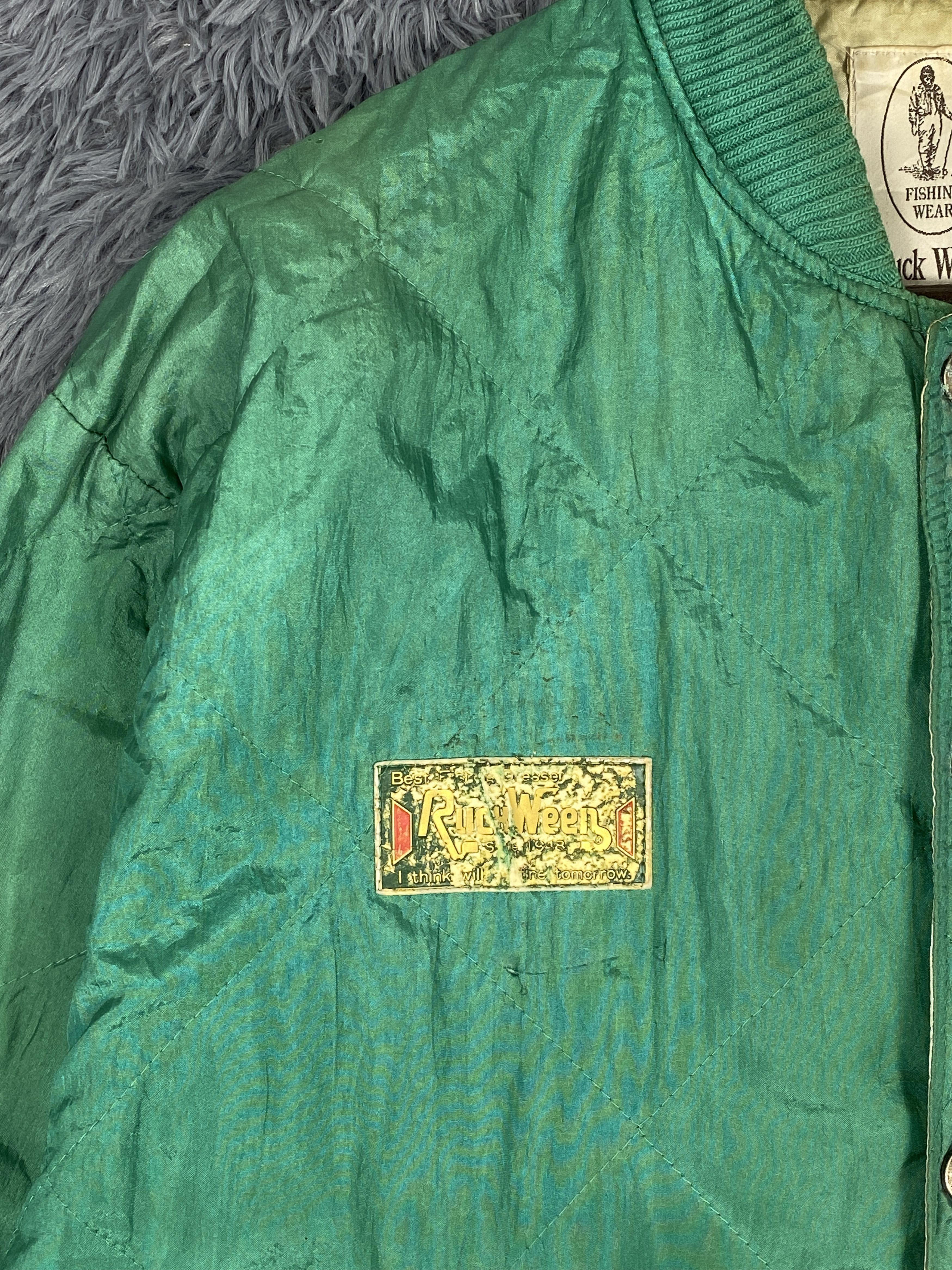 Japanese Brand Vintage Ruck Ween Button Up Fishing Nylon Jacket Size US S / EU 44-46 / 1 - 4 Thumbnail