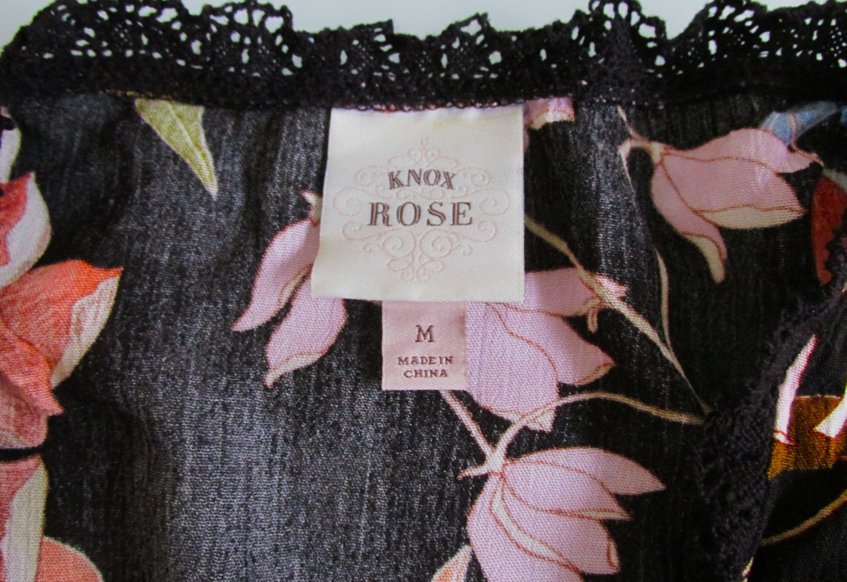 Other Knox Rose Women's Open Front Blouse Size Medium Size M / US 6-8 / IT 42-44 - 2 Thumbnail