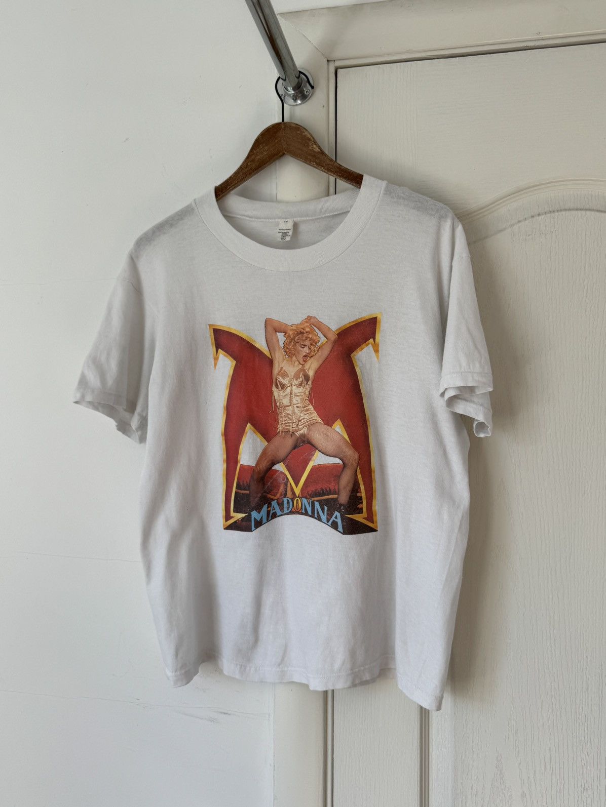 Band Tees Vintage 90s Madonna Blond Ambition T Shirt Tee Size US M / EU 48-50 / 2 - 1 Thumbnail