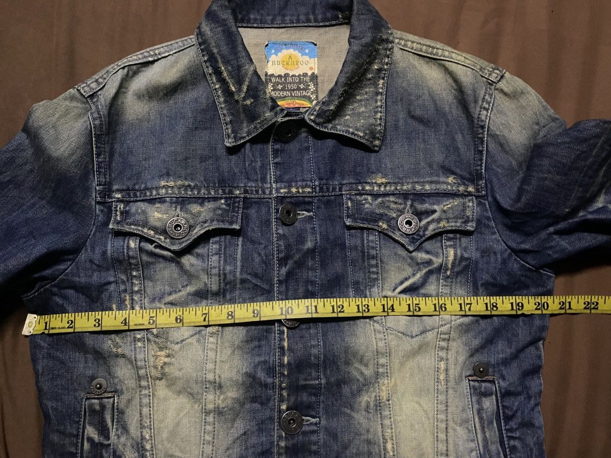 BUCKAROO ❗️OFFER❗️Buckaroo Skulls Backhit Distressed Denim Jacket Size US L / EU 52-54 / 3 - 8 Thumbnail