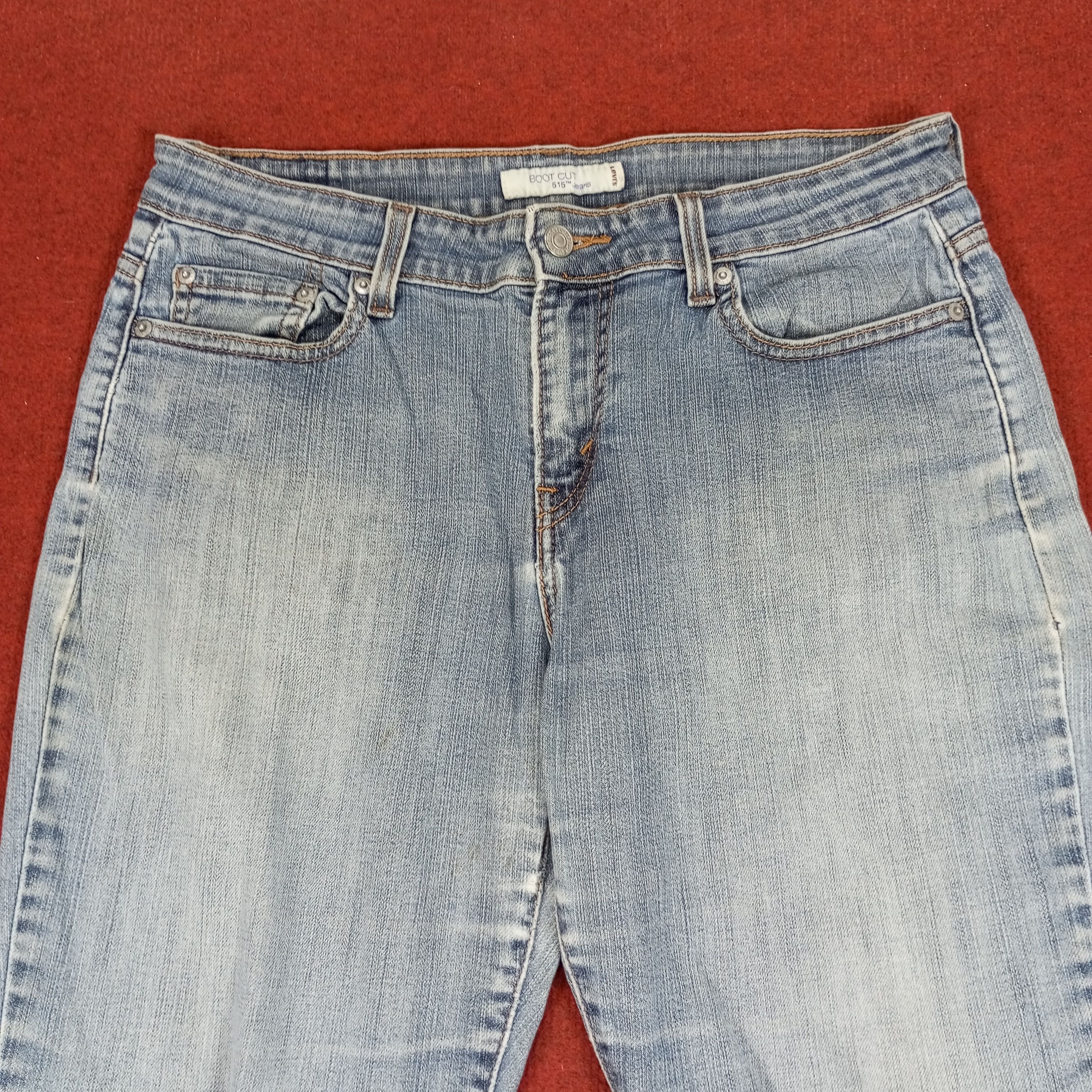 Levi's × Vintage Levis Streetwear Style Boot Cut Distressed Jeans Size 32" / US 10 / IT 46 - 2 Thumbnail