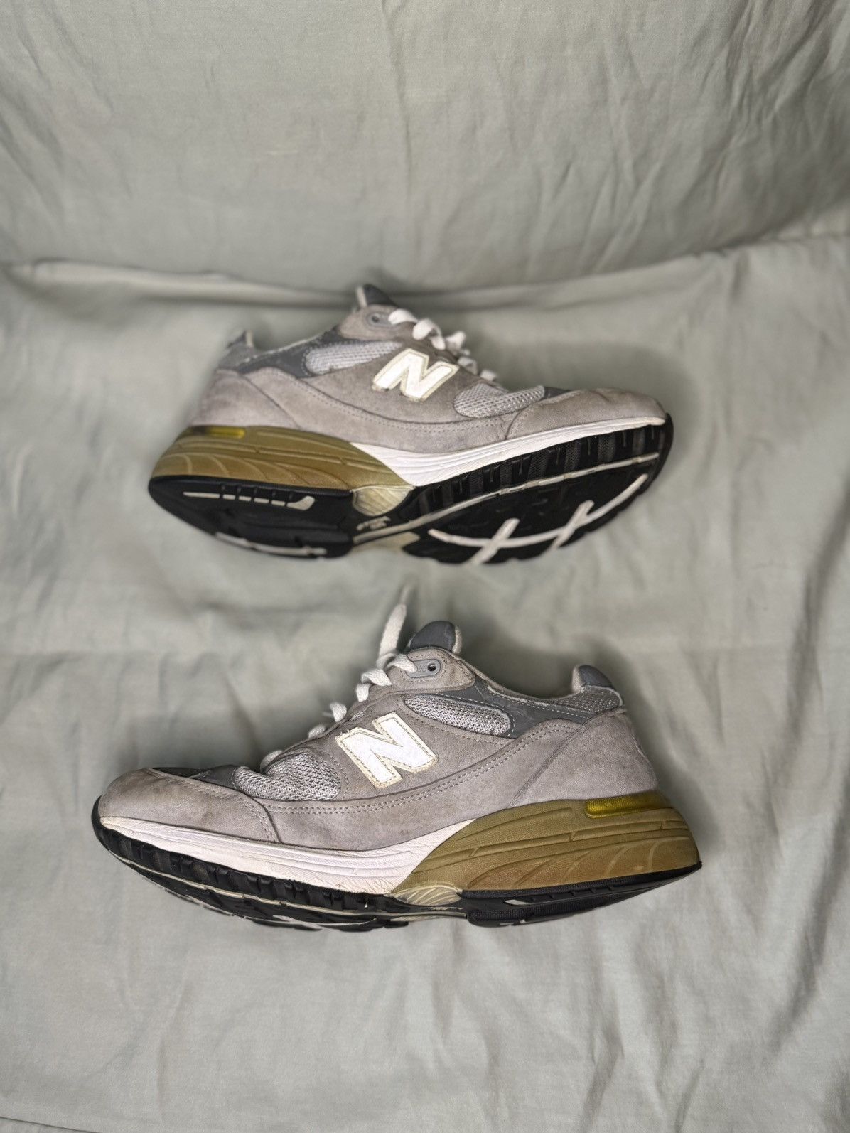 New Balance RARE New Balance 993 Made In USA Gray/White Men Sneakers MR993GL - SZ 7M / 4E Size US 7 / EU 40 - 3 Thumbnail