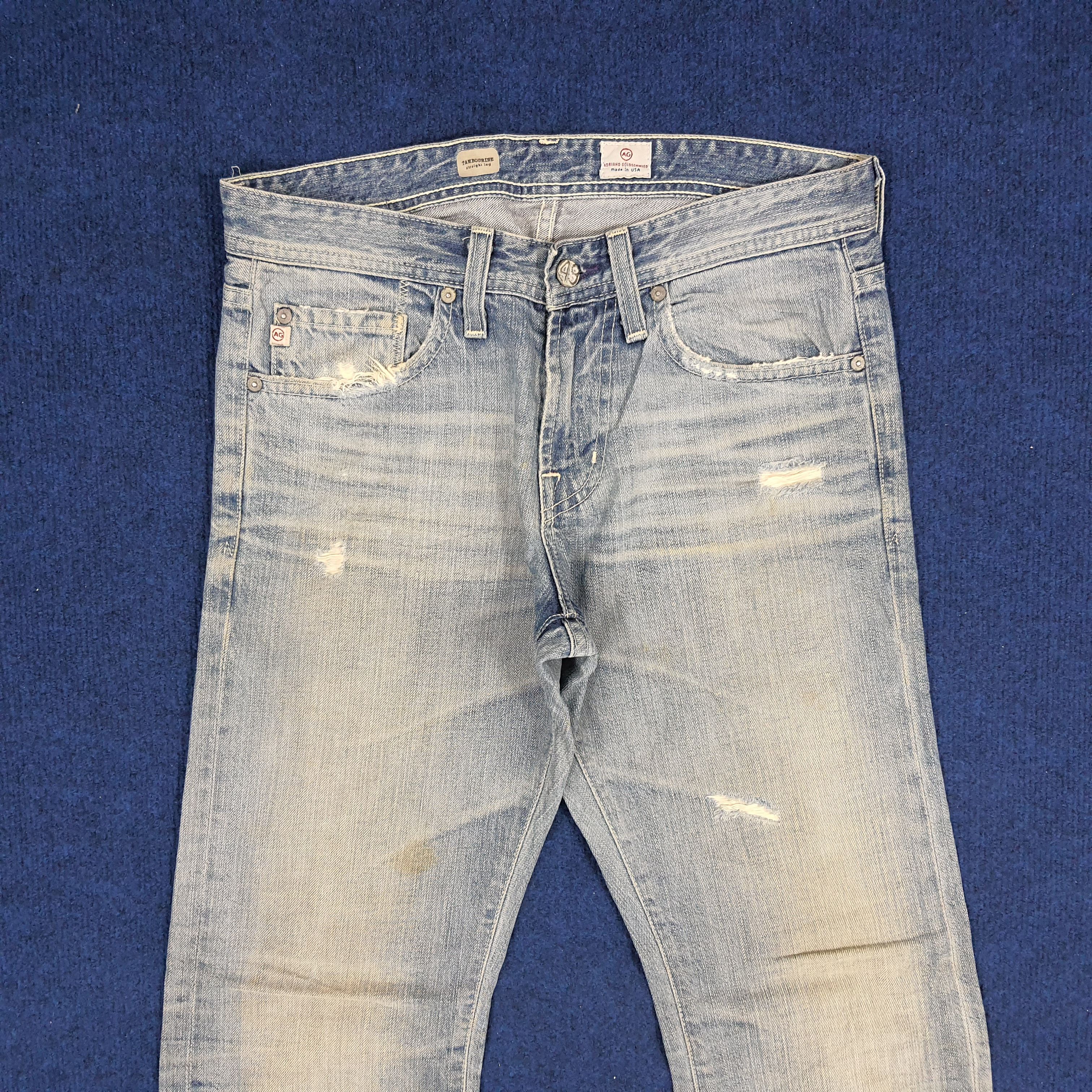 AG Adriano Goldschmied × Designer × Vintage Vintage AG Adriano Goldschmied Designer Denim Pants Size US 30 / EU 46 - 5 Thumbnail