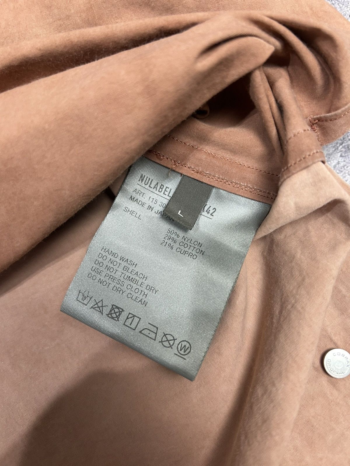 Japanese Brand Rare Nulabel Tokyo CM1Y0K42 Shirt Size US L / EU 52-54 / 3 - 12 Thumbnail