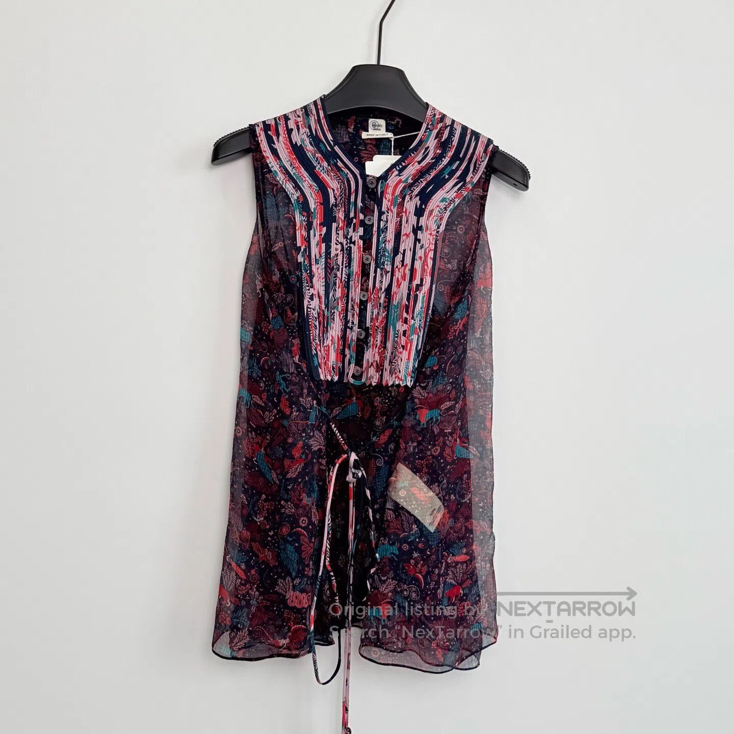 Hermes Hermes Floral Printed Sleeveless Dress| Size XXS / US 00 / IT 34 - 1 Thumbnail