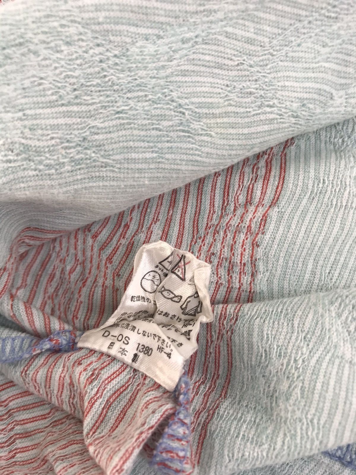 Trussardi Trussardi Striped Block Single Pocket Floral Design Polo Tee Size US M / EU 48-50 / 2 - 7 Thumbnail