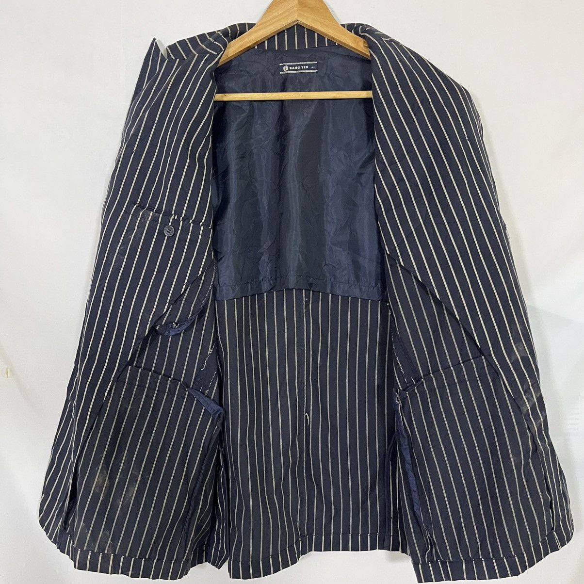 Hang Ten VINTAGE HANG TEN STRIPE BLAZER COAT Size US L / EU 52-54 / 3 - 7 Thumbnail