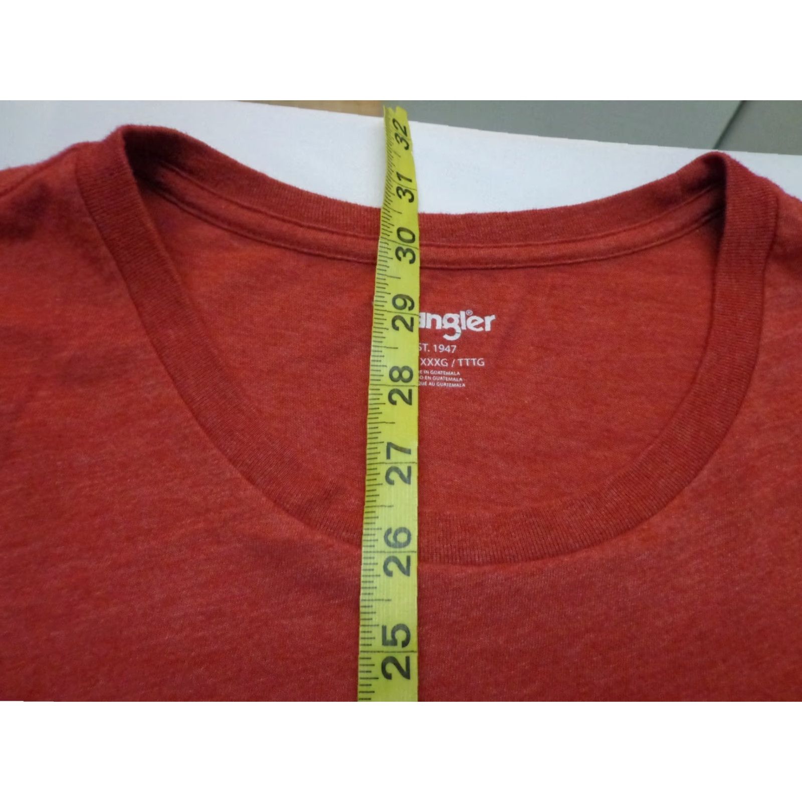 Wrangler Wrangler Men's Red T-Shirt "All American Born Free - Live Free" 3XL Regular Short Sleeve Cotton Blend - Men - Spring Summer Fall - T-Shirt Size US XXL / EU 58 / 5 - 6 Thumbnail