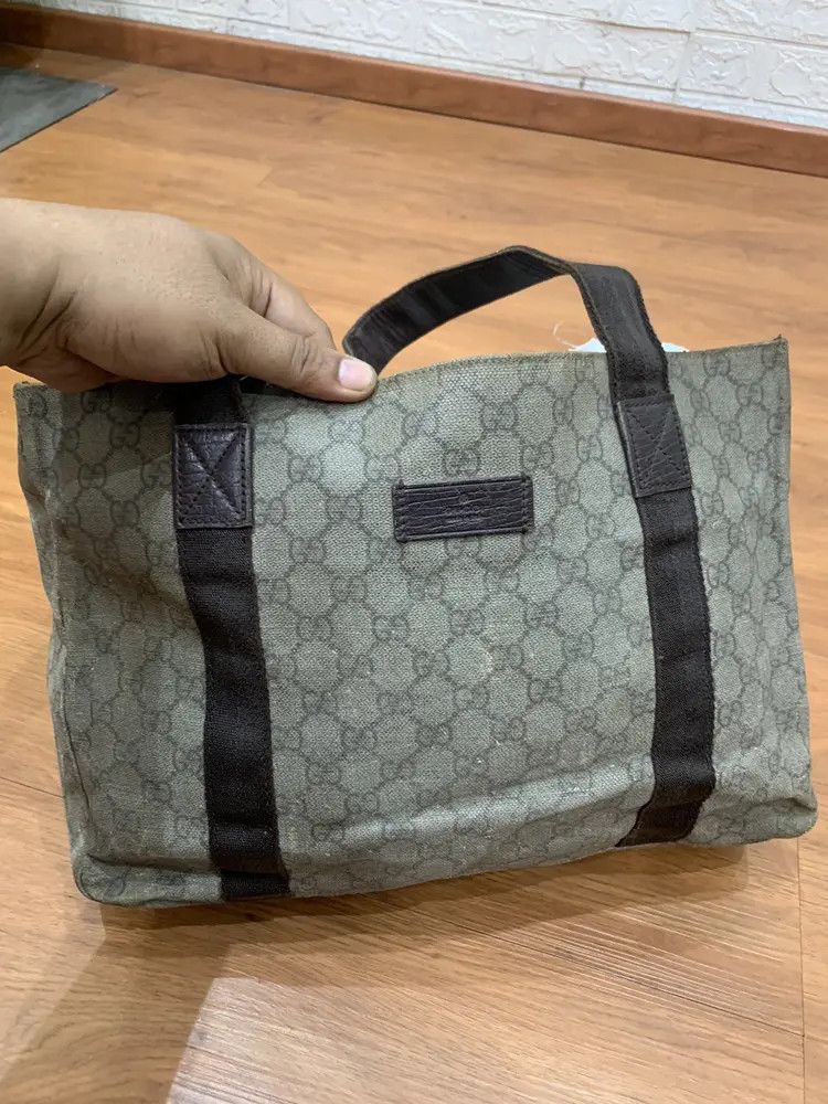 Gucci Vintage Gucci GG monogram canvas tote bag Size ONE SIZE - 8 Thumbnail