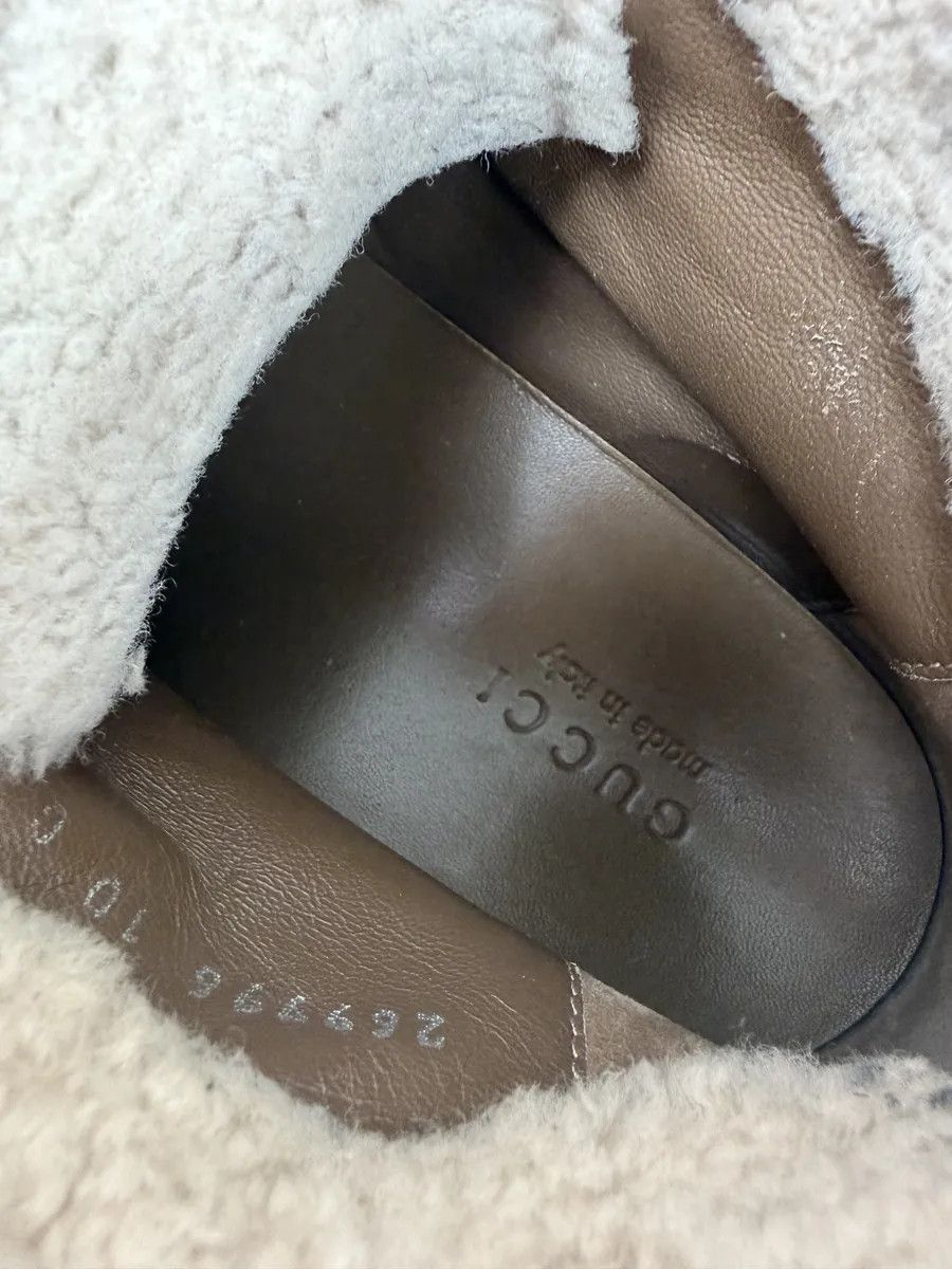 Gucci 2000s Gucci Brown Nebraska Monogram Hiking Boots Size US 12 / EU 45 - 7 Thumbnail