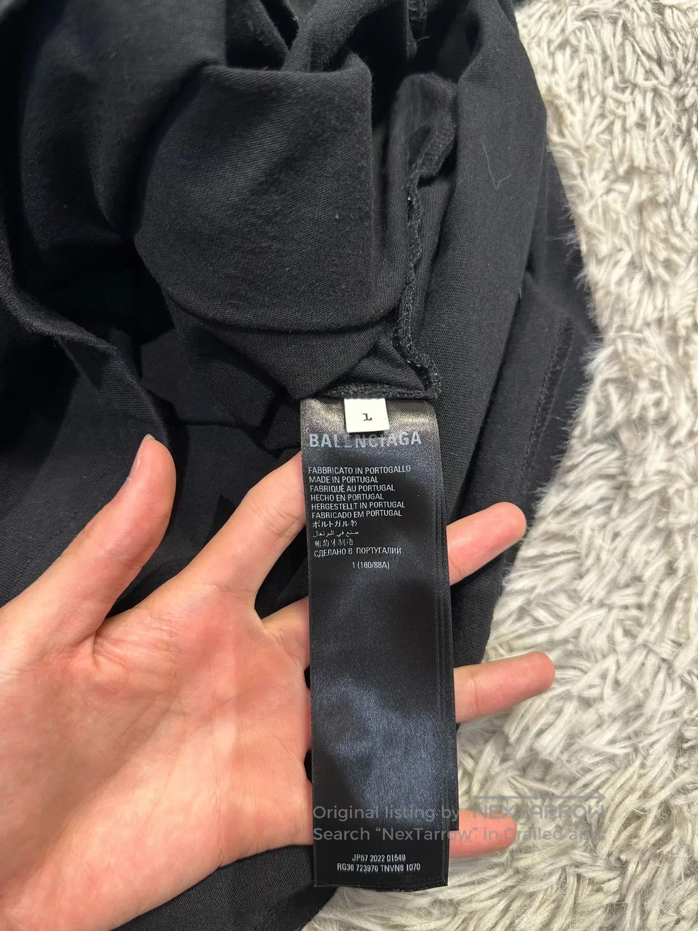 Balenciaga Balenciaga x Adidas Black Embroidered T. Size US L / EU 52-54 / 3 - 5 Thumbnail