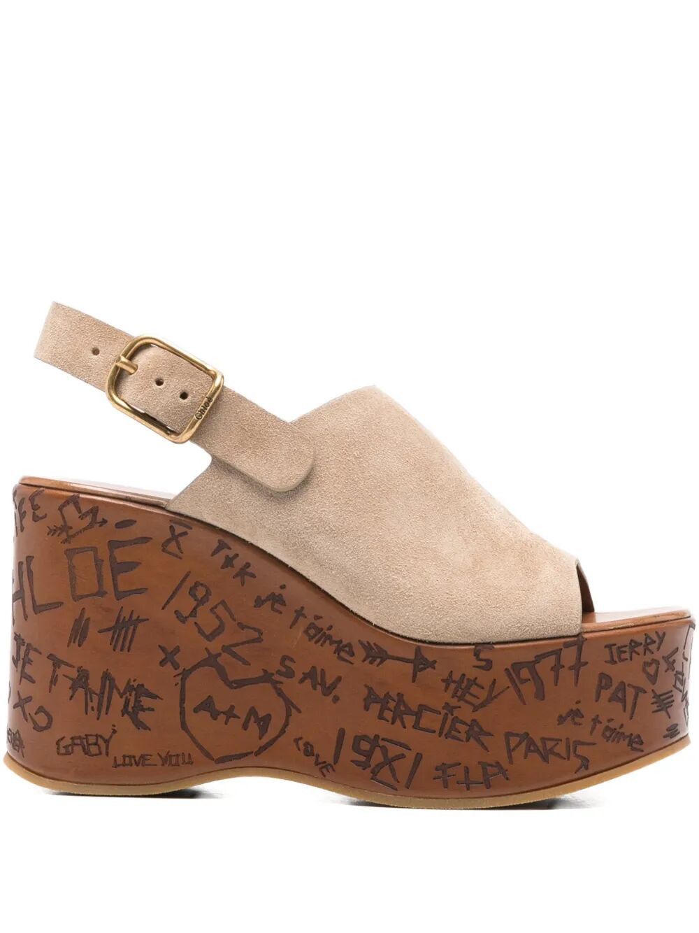 Chloe "MAXIME" HIGH WEDGE Size US 9 / IT 39 - 1 Thumbnail