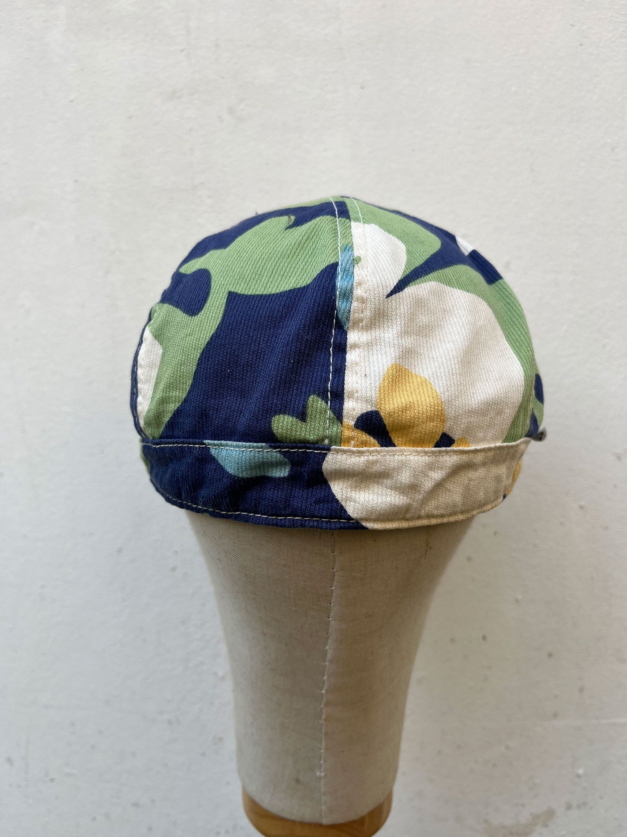 Arts & Science × Denime Denime Japan Hand Print Flat Cap Hawaii Hawaiian Size ONE SIZE - 5 Thumbnail
