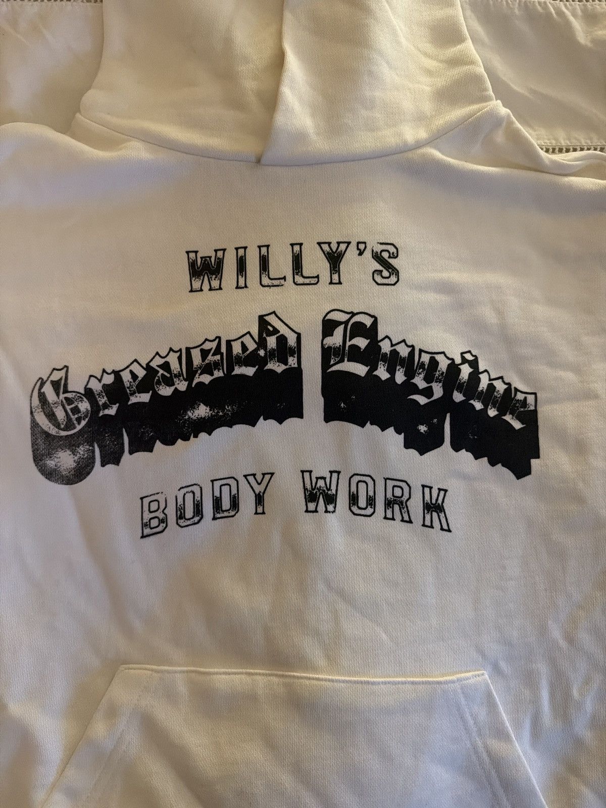 Willy Chavarria Willy Chavarria “Willy’s Greased Engine Body Work” Hoodie Size US L / EU 52-54 / 3 - 4 Thumbnail
