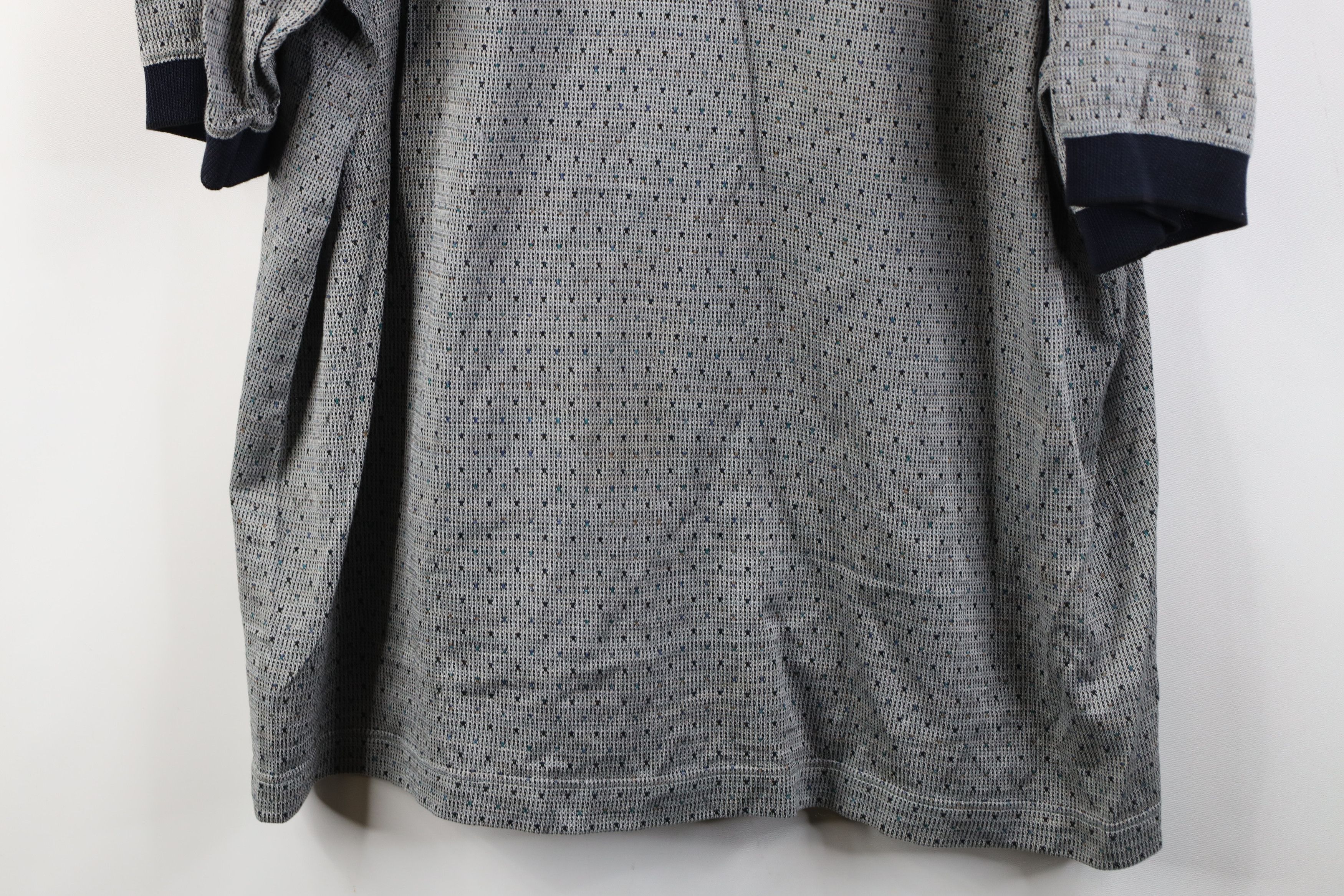 Vintage Vintage 90s Streetwear Polka Dot Knit Golf Polo Shirt Size US XL / EU 56 / 4 - 3 Thumbnail