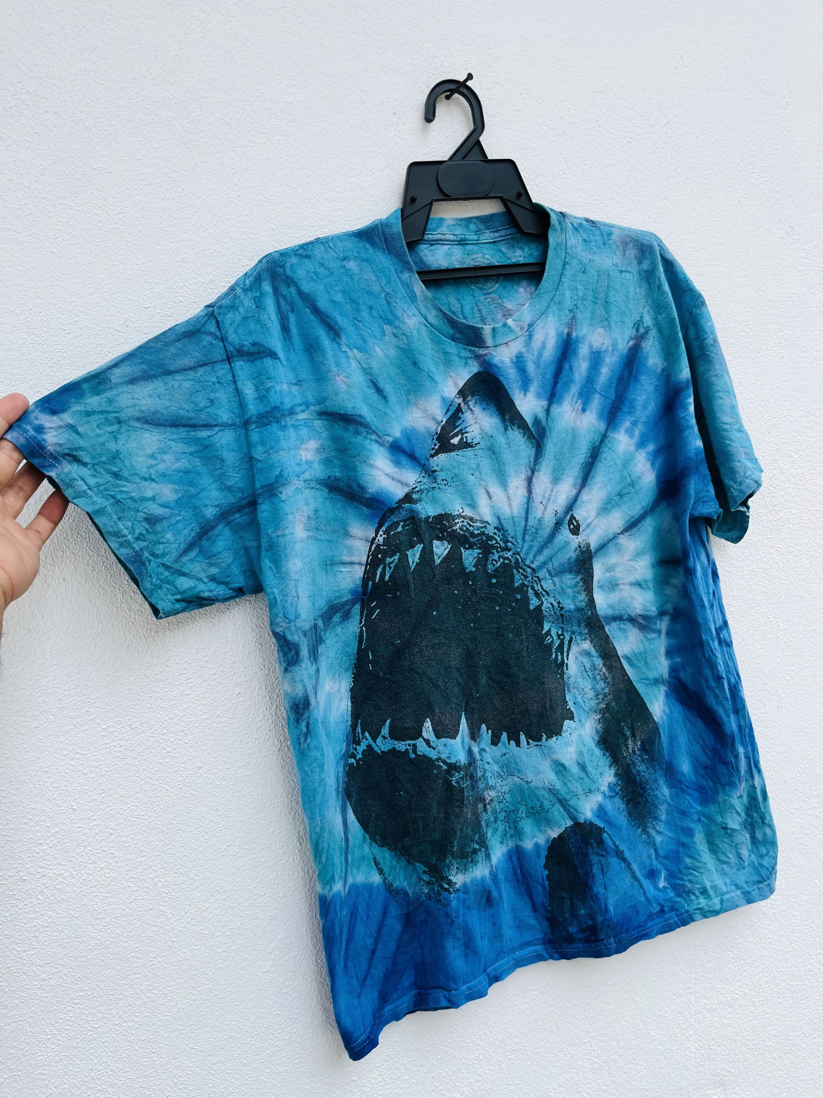 Japanese Brand Vintage Jaws Movie Tie Die Streetwear Fashion Style Size US L / EU 52-54 / 3 - 3 Thumbnail