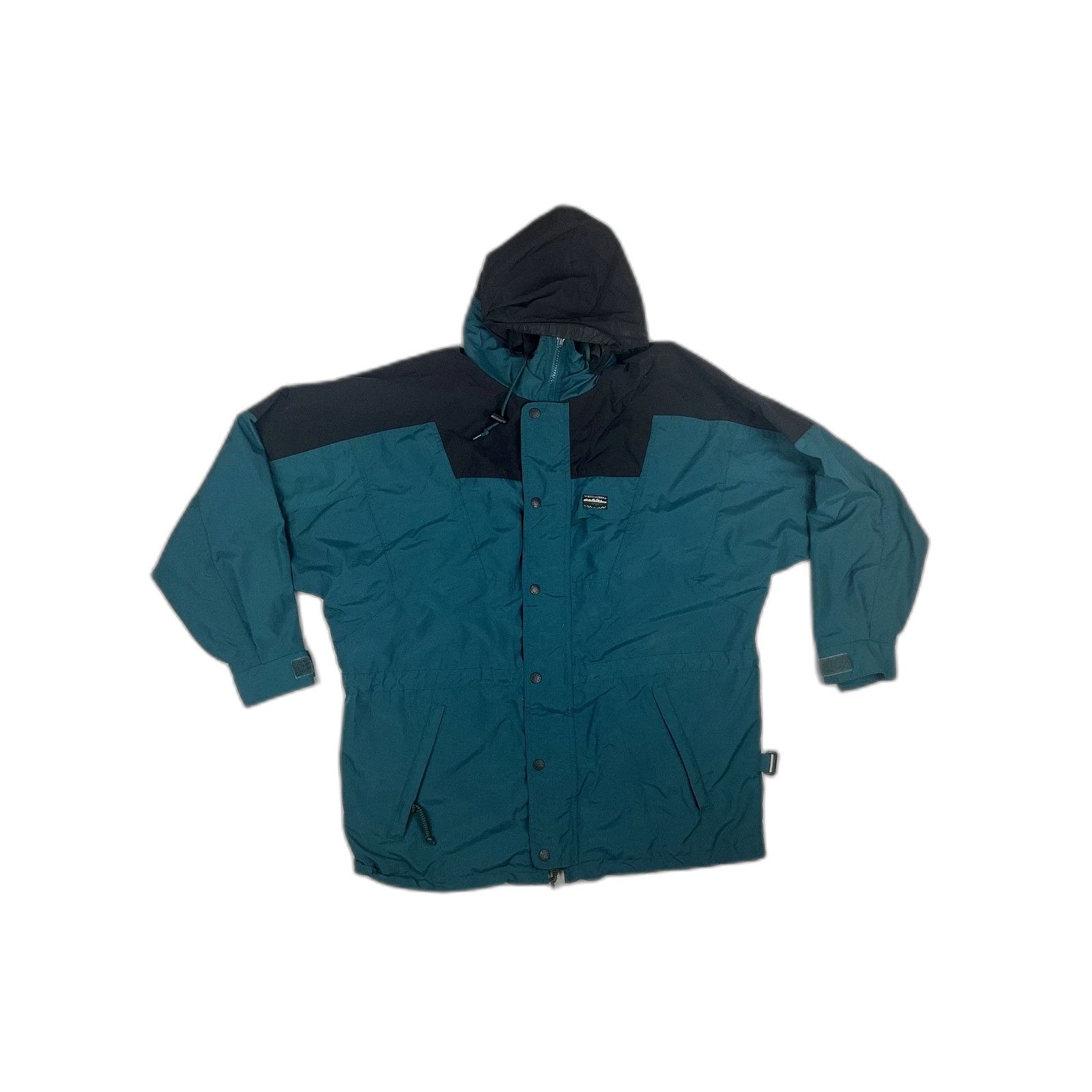 White Sierra Vintage White Sierra Hooded Jacket Mens M Teal Black Hiking Size US M / EU 48-50 / 2 - 1 Thumbnail