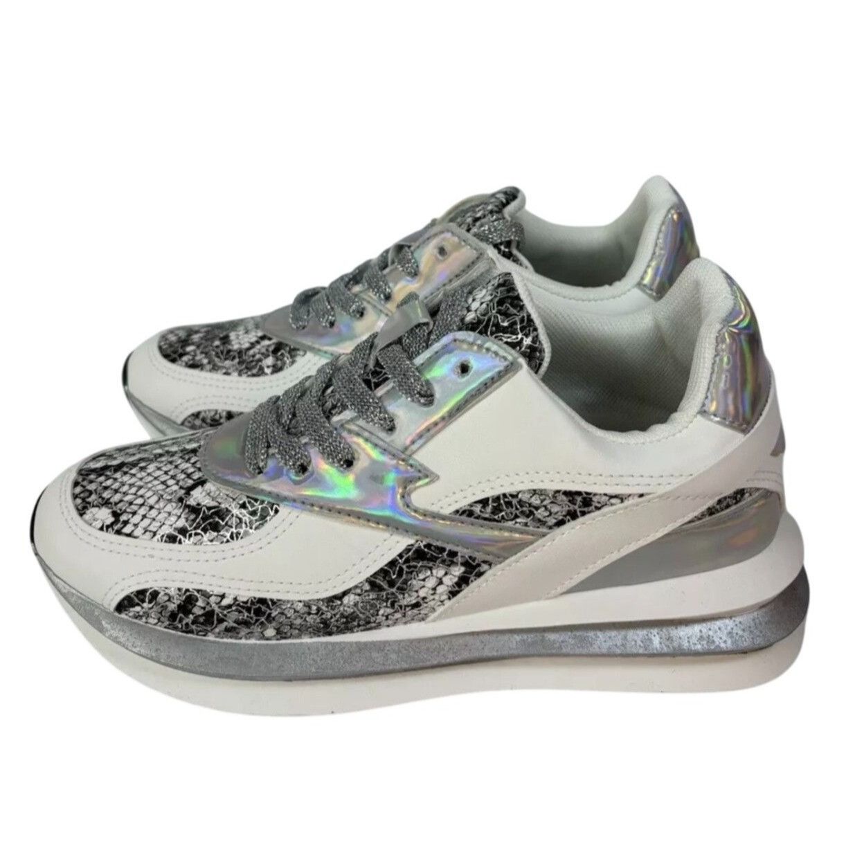 Other UNILADY / Franky-2 / Sneaker / Reflective & Snakeskin / Patt Size US 9 / IT 39 - 3 Thumbnail