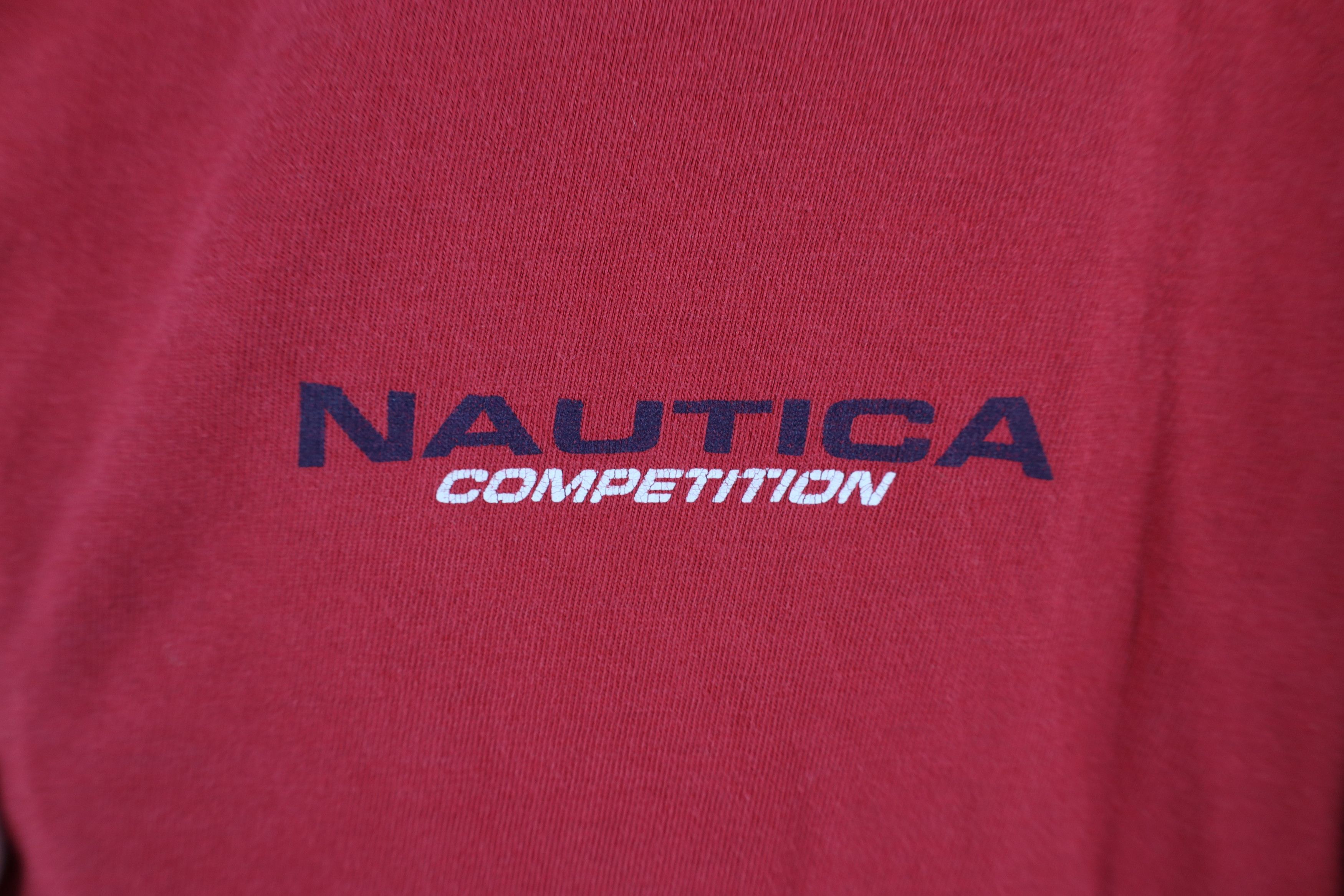 Nautica × Vintage Vintage 90s Nautica Competition Long Sleeve T-Shirt USA Size US XL / EU 56 / 4 - 4 Thumbnail