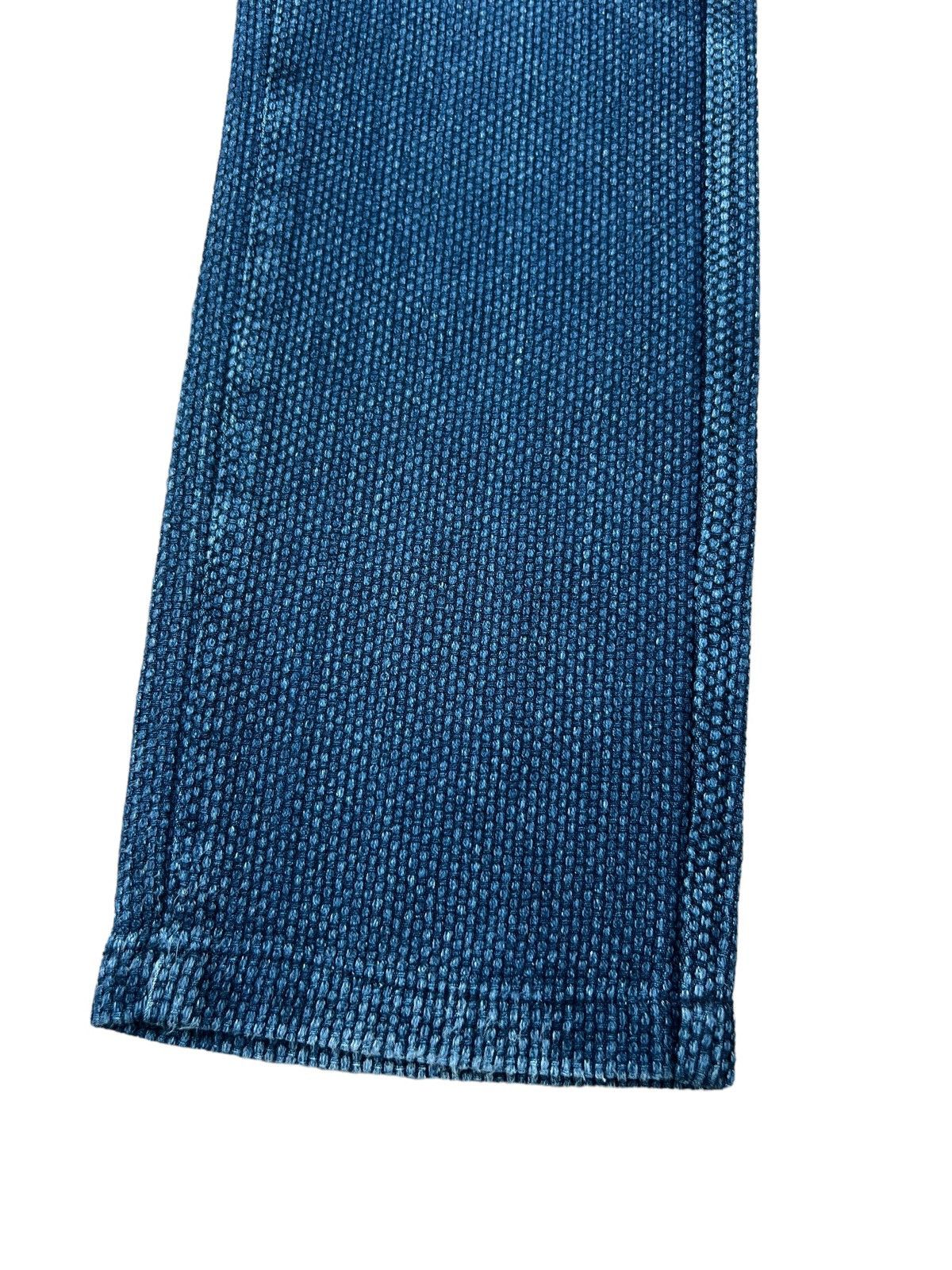 Indigo Blue Trick Japan Fade Indigo Kendo Sashiko Chinos Pant Size US 29 - 11 Thumbnail