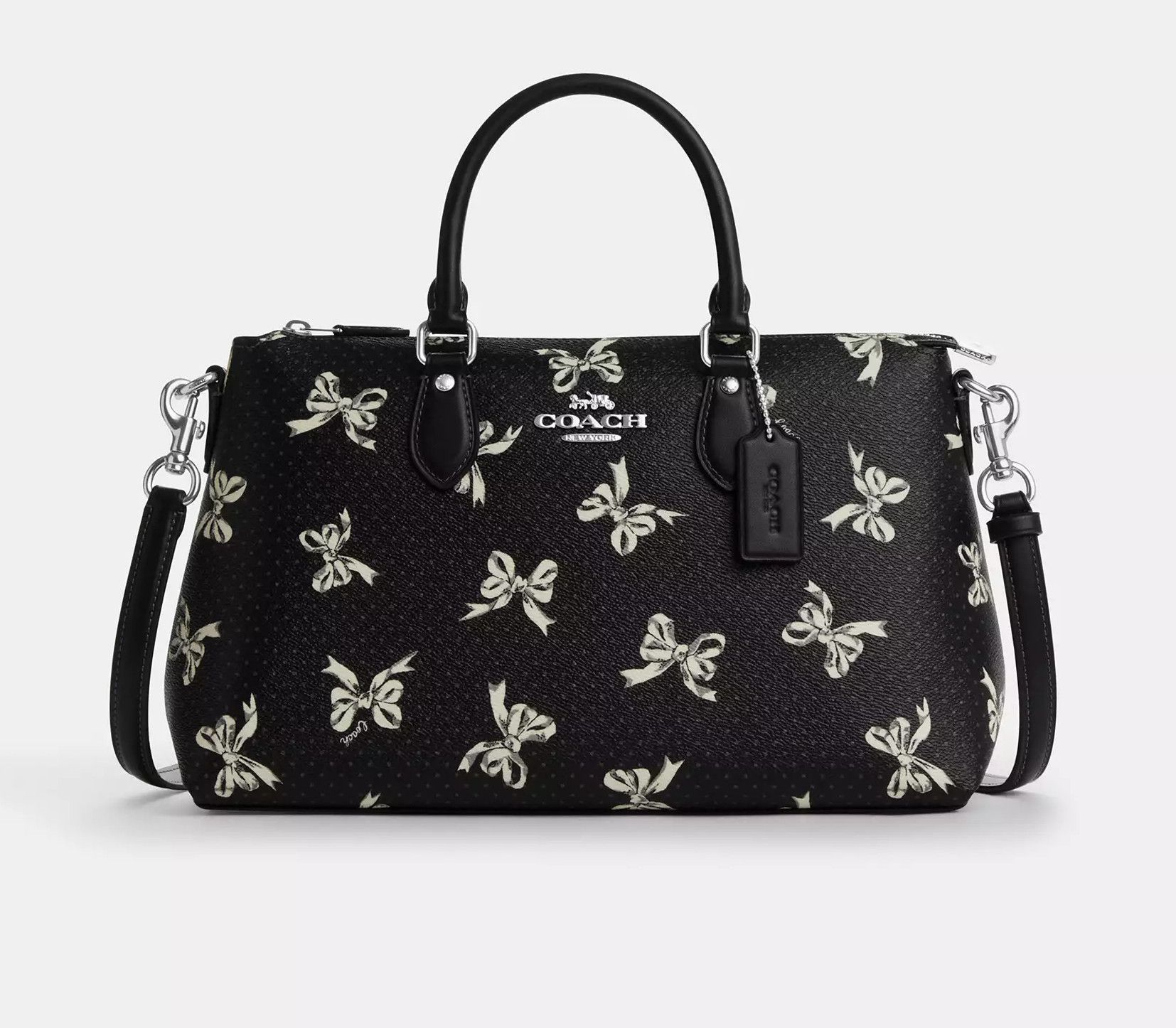 Georgia Stachel Bag With Bow Print CAA76
