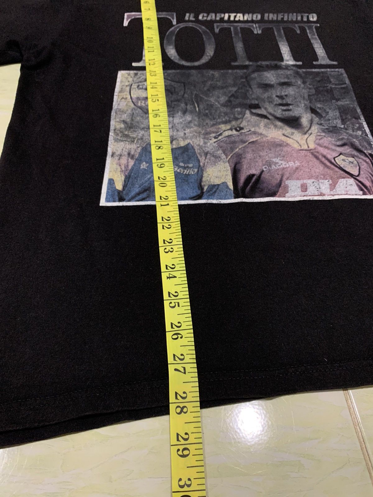 Other Y2K Russell il capitano infinito Totti Faded T Shirt Size US M / EU 48-50 / 2 - 10 Thumbnail
