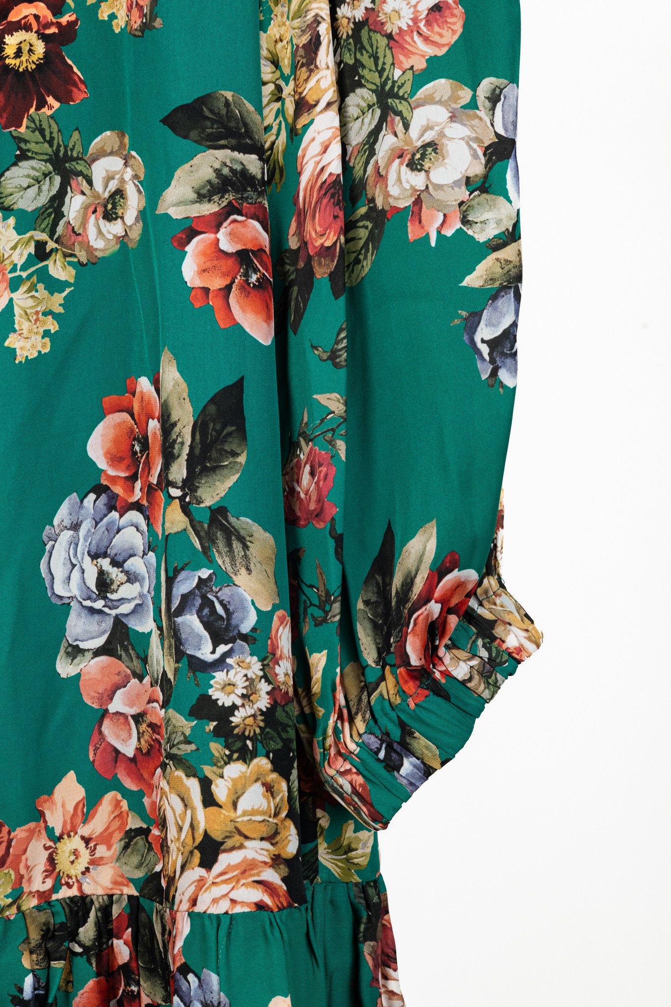 Alice + Olivia Alice + Olivia Merrilee Floral Tie-Neck Tiered Ruffle Dress Size S / US 4 / IT 40 - 7 Thumbnail