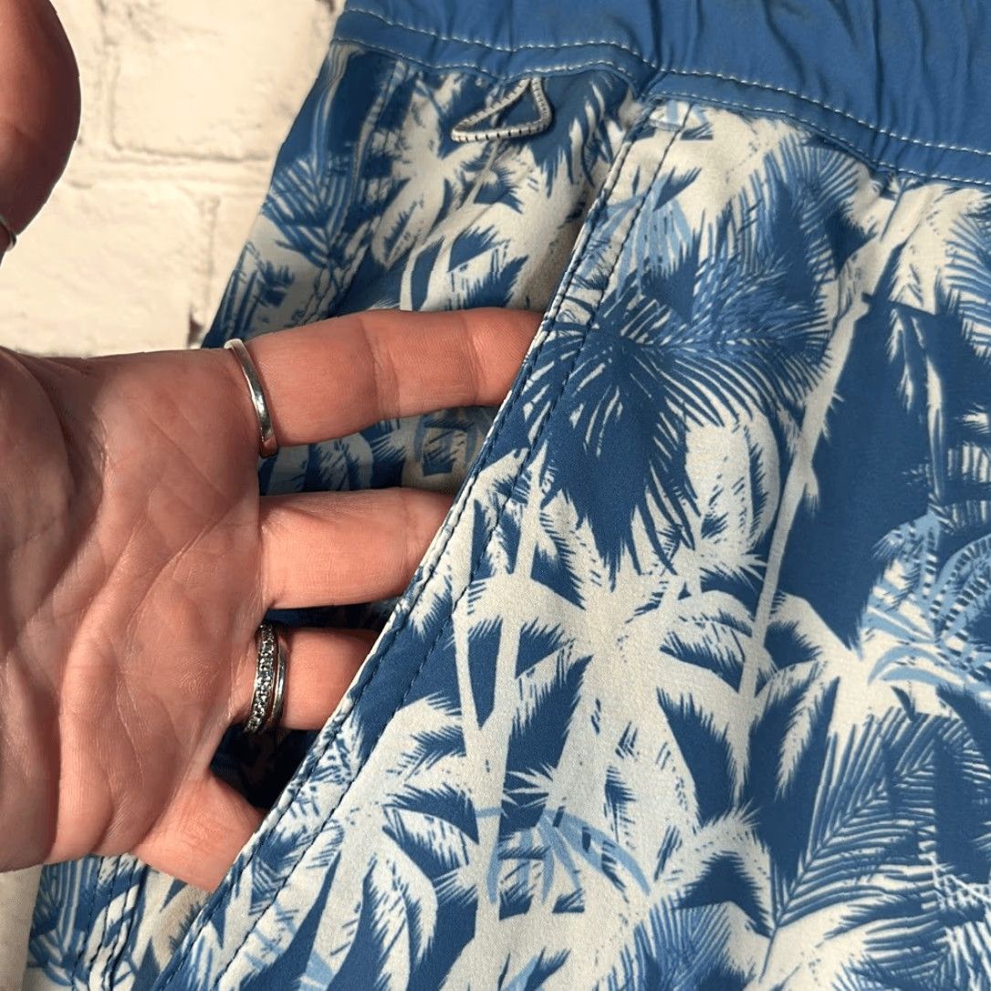 Vintage Fish Hippie Mens Volley Swim Trunks 8” Sailor Swimwear Board Shorts size L NEW Size US 33 - 3 Thumbnail