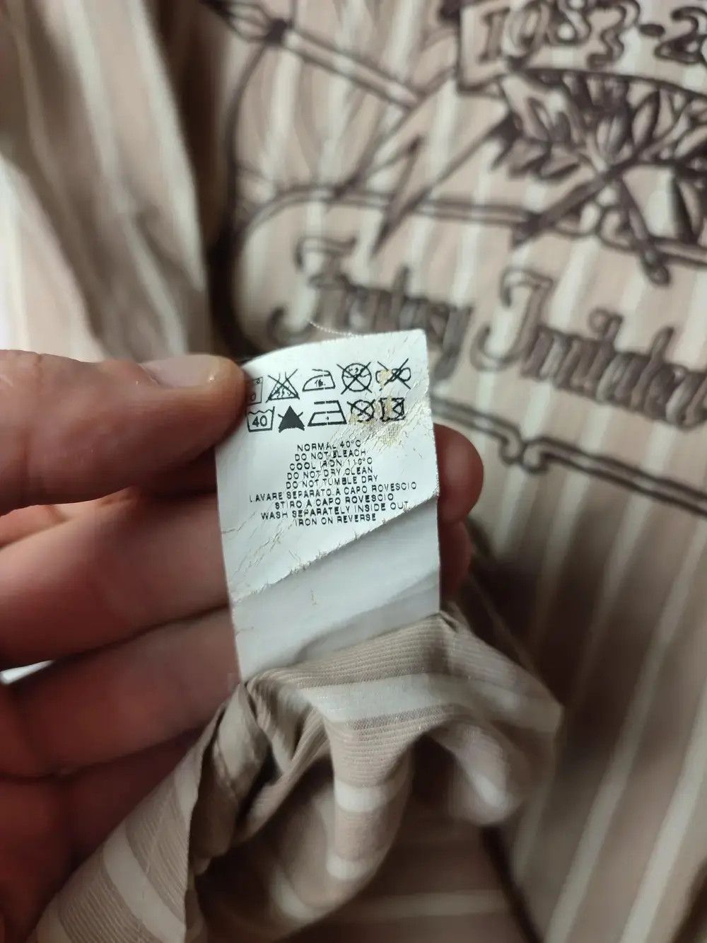 Moschino Moschino striped logo embroidered shirt Size US M / EU 48-50 / 2 - 9 Thumbnail