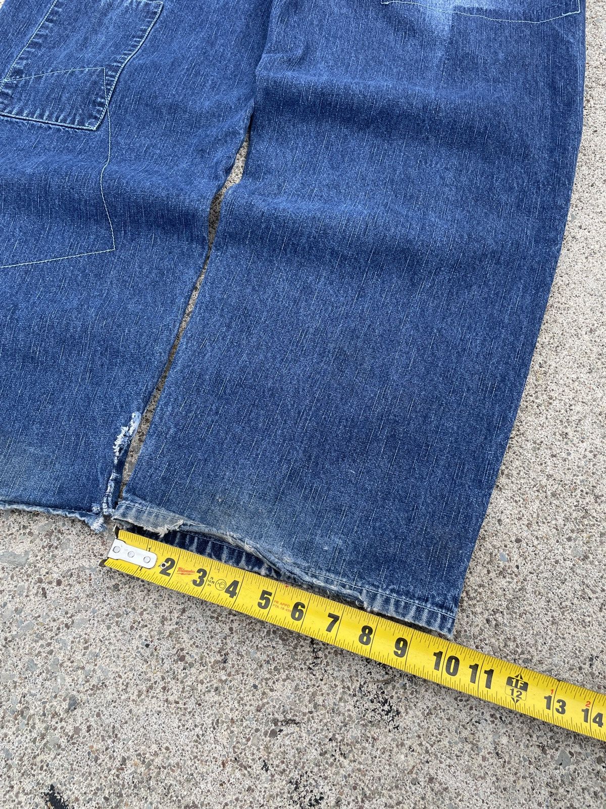 Akademiks Y2K Patchwork Baggy Jeans Size US 40 / EU 56 - 10 Thumbnail