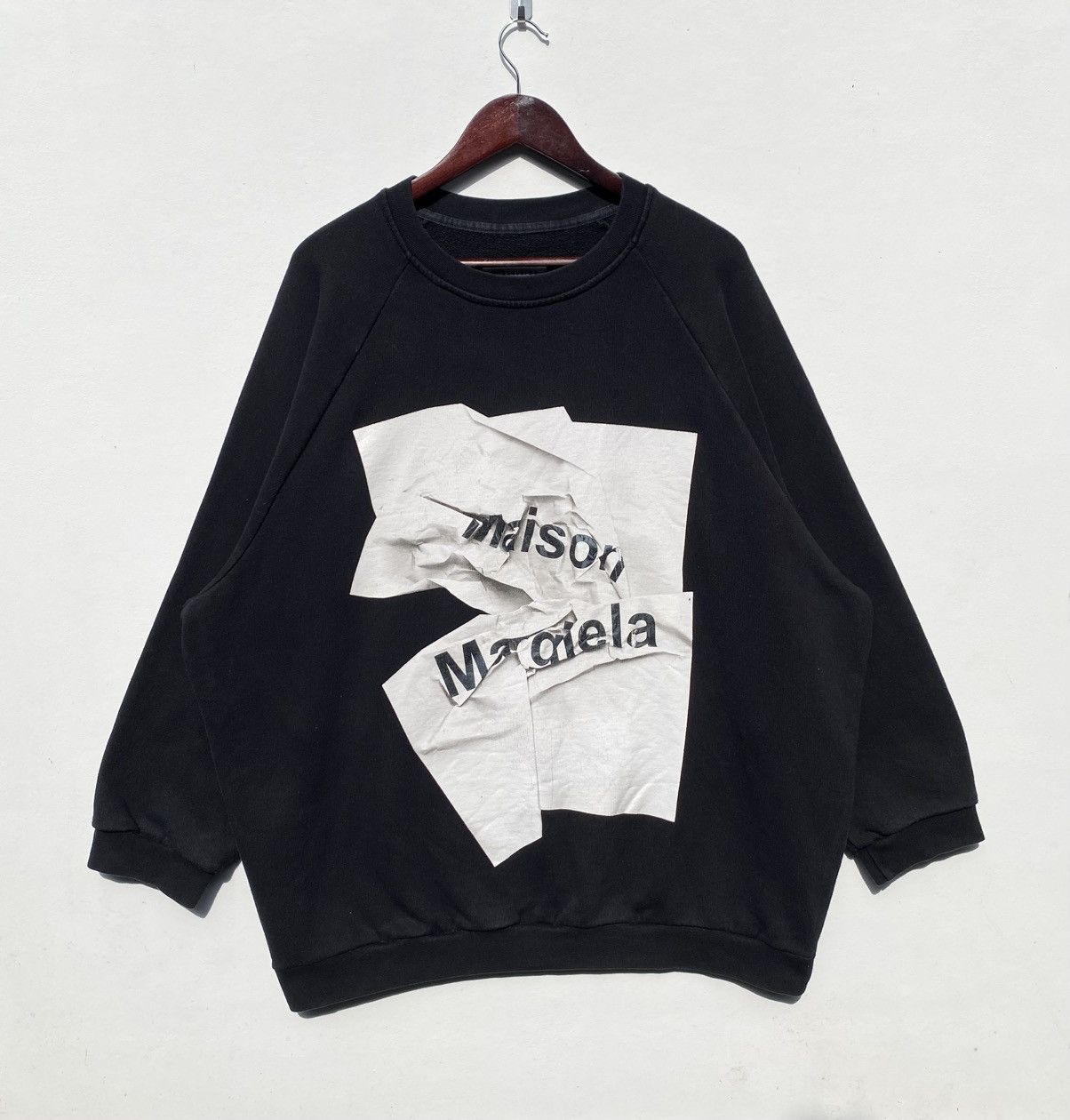 Maison Margiela Paper Logo Sweatshirt Maison Margiela Luxury