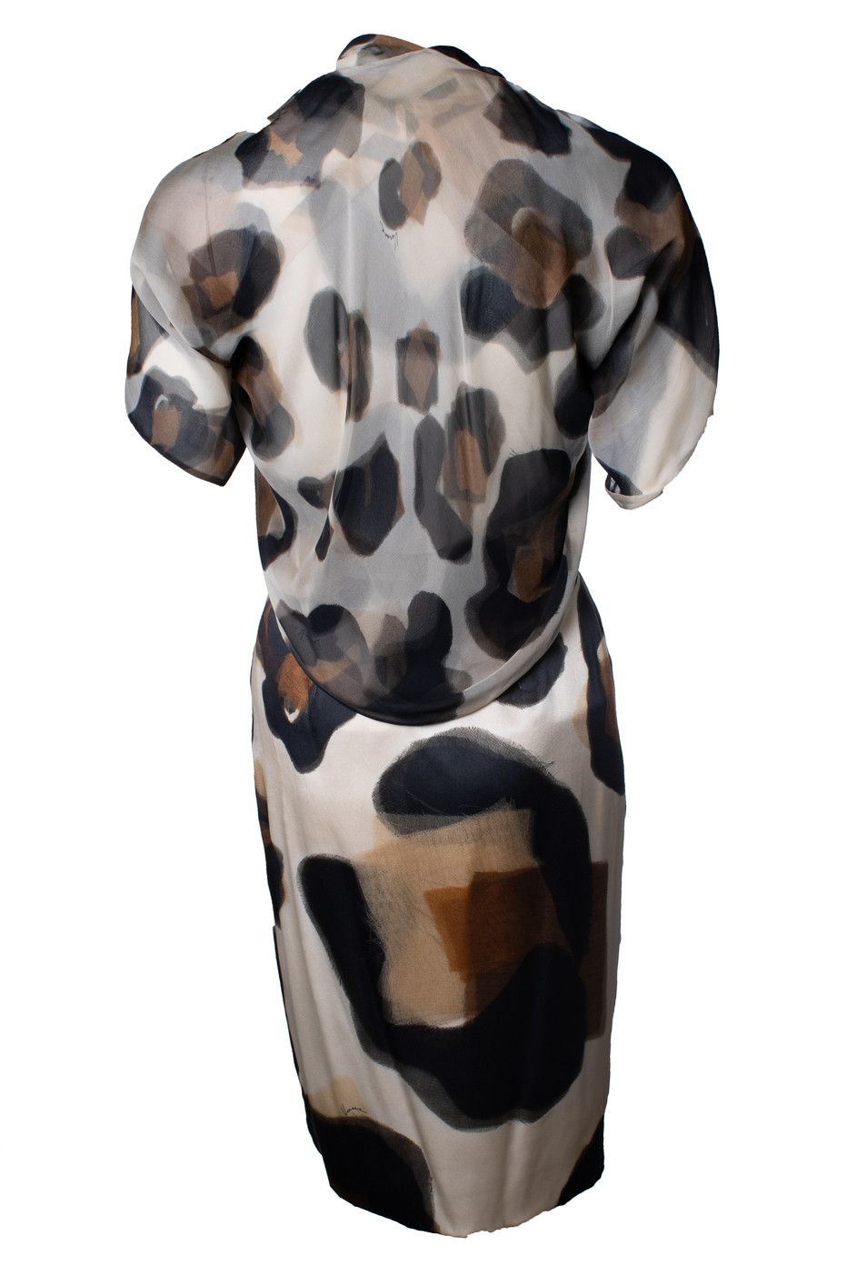 Versace Versace, silk printed dress with bolero Size S / US 4 / IT 40 - 5 Thumbnail