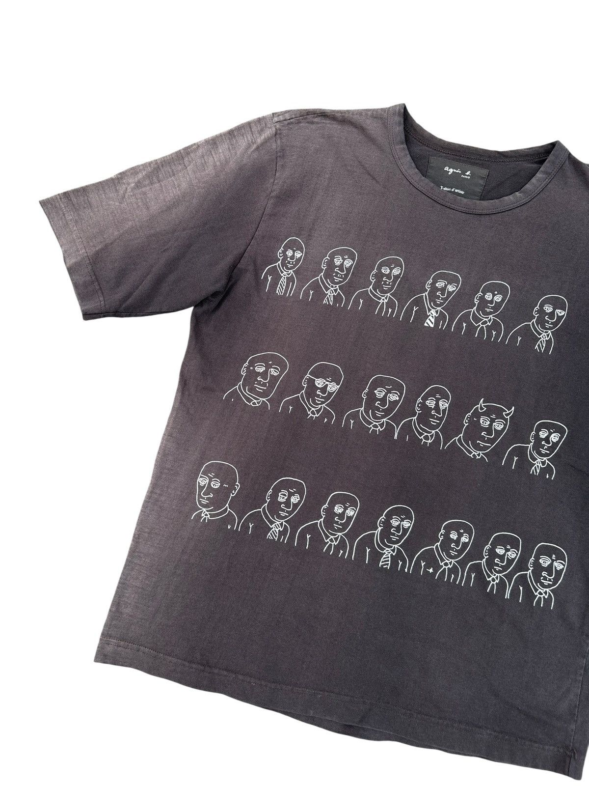 agnes b. Thrashed Agnes B x Mike Lash Pop Art SunFaded Shirt Size US M / EU 48-50 / 2 - 2 Thumbnail