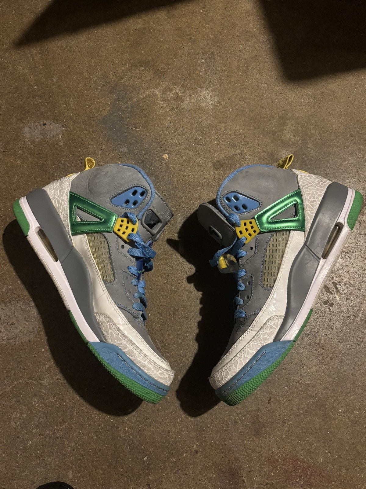 Jordan Brand Chief Keef Stealth Grey Spizikes Size US 9.5 / EU 42-43 - 6 Thumbnail