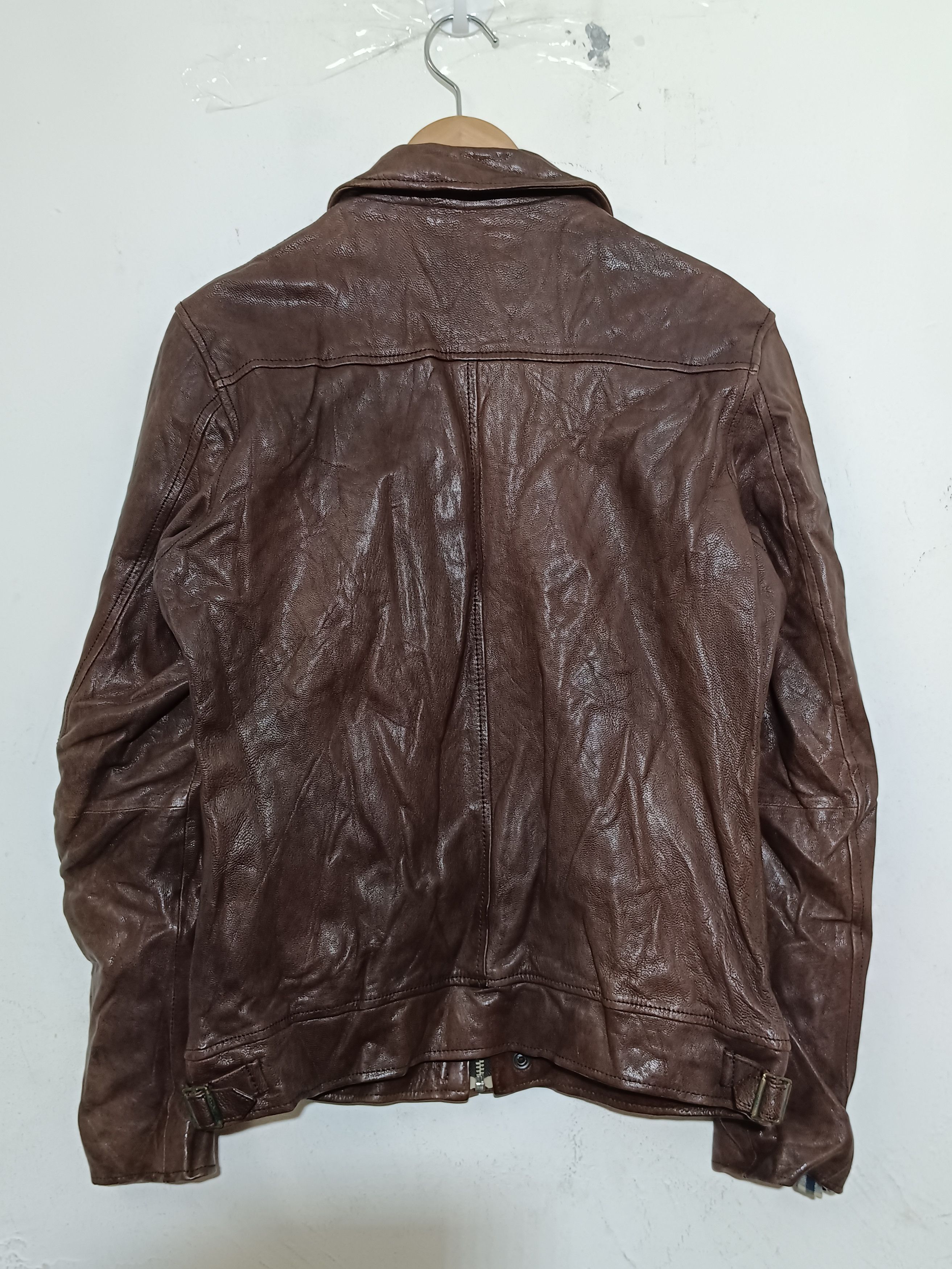 14th Addiction × KMRii × Le Grande Bleu (L.G.B.) Japanese Y2K Punk Leather Biker Jacket Paul Smith Size US M / EU 48-50 / 2 - 6 Thumbnail